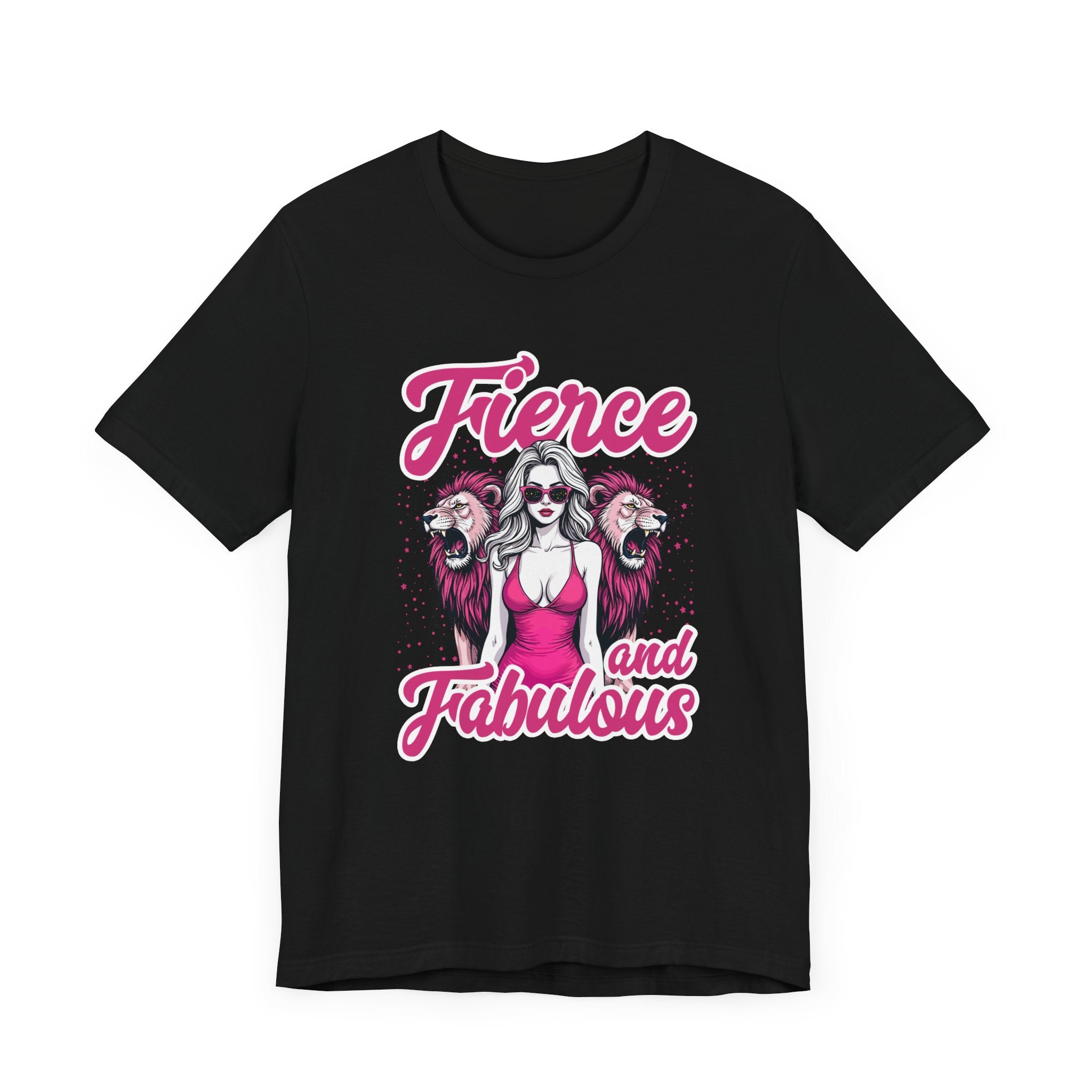 Fierce and Fabulous T-Shirt – Bold Women & Roaring Lions Graphic Tee