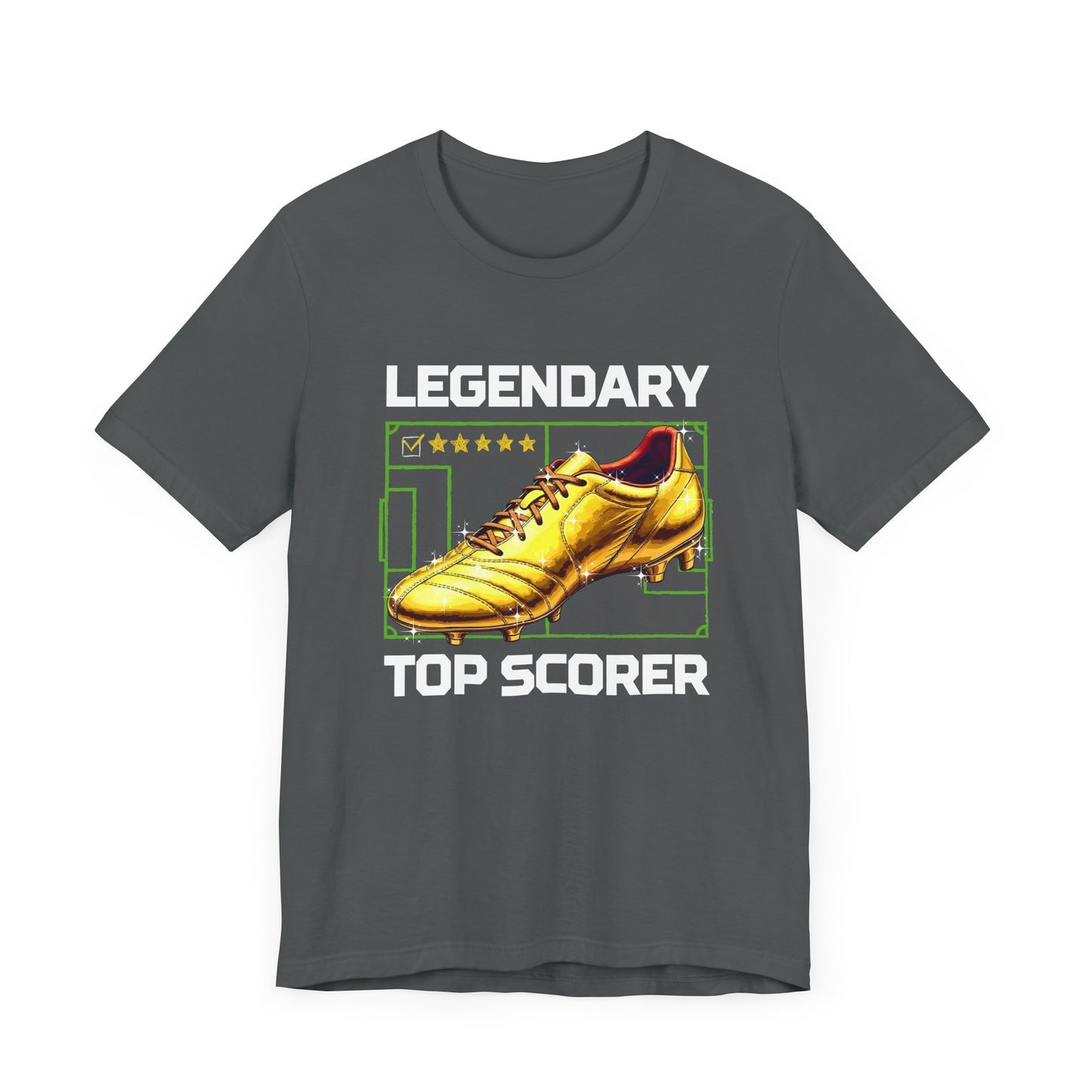 Legendary Top Scorer | Golden Boot & Five-Star Review Graphic T-Shirt