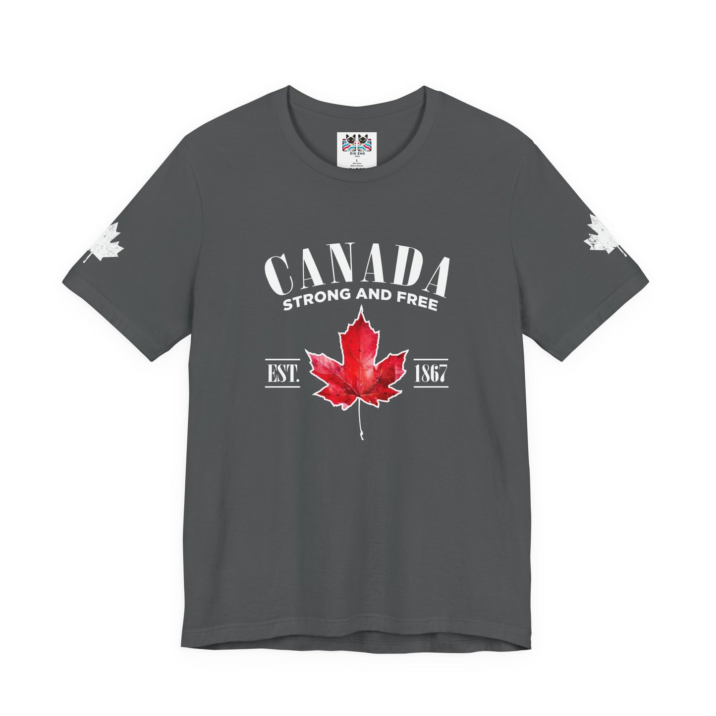 Canada Strong and Free True Maple Heritage [English Only] T-Shirt