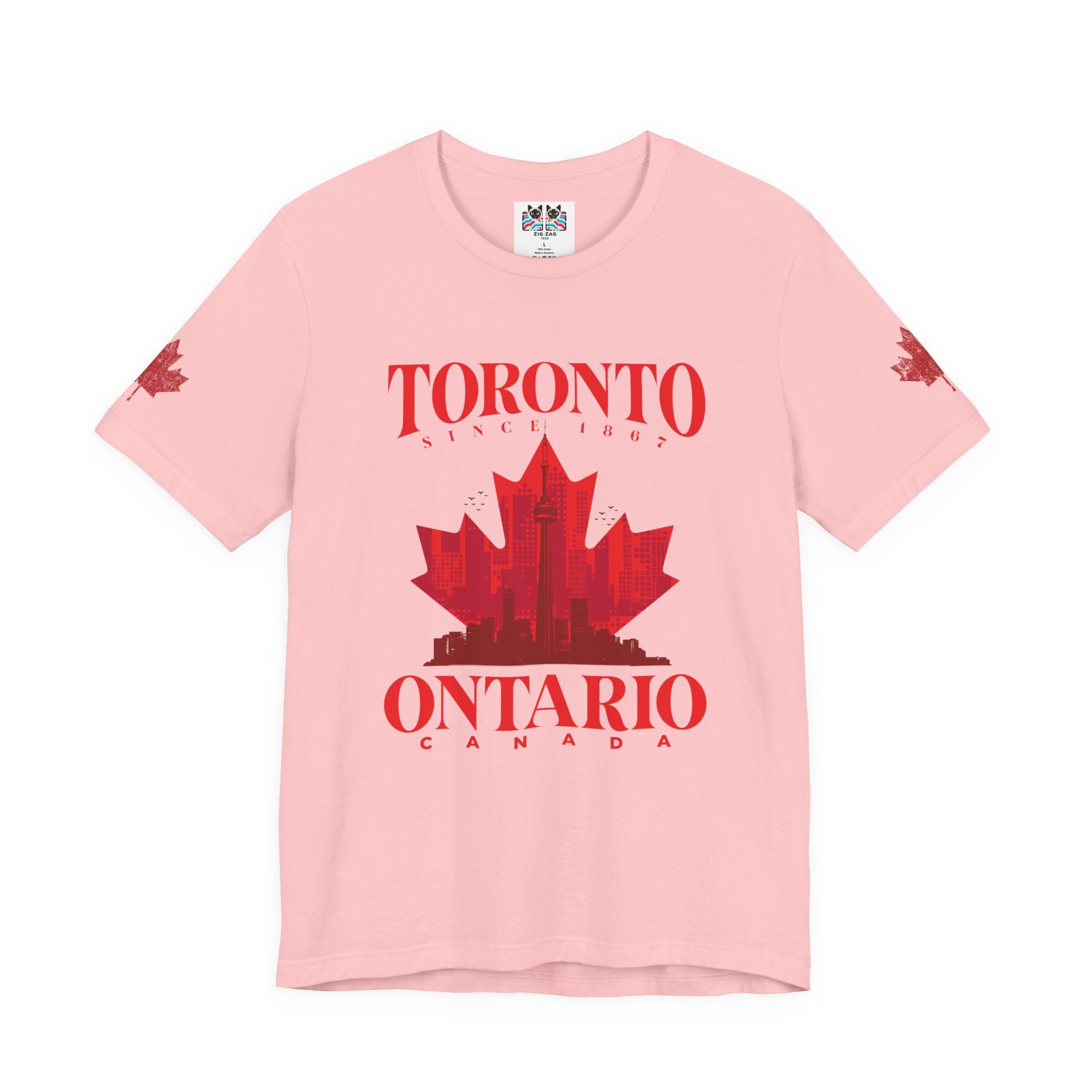 Toronto Skyline Maple Leaf T-Shirt