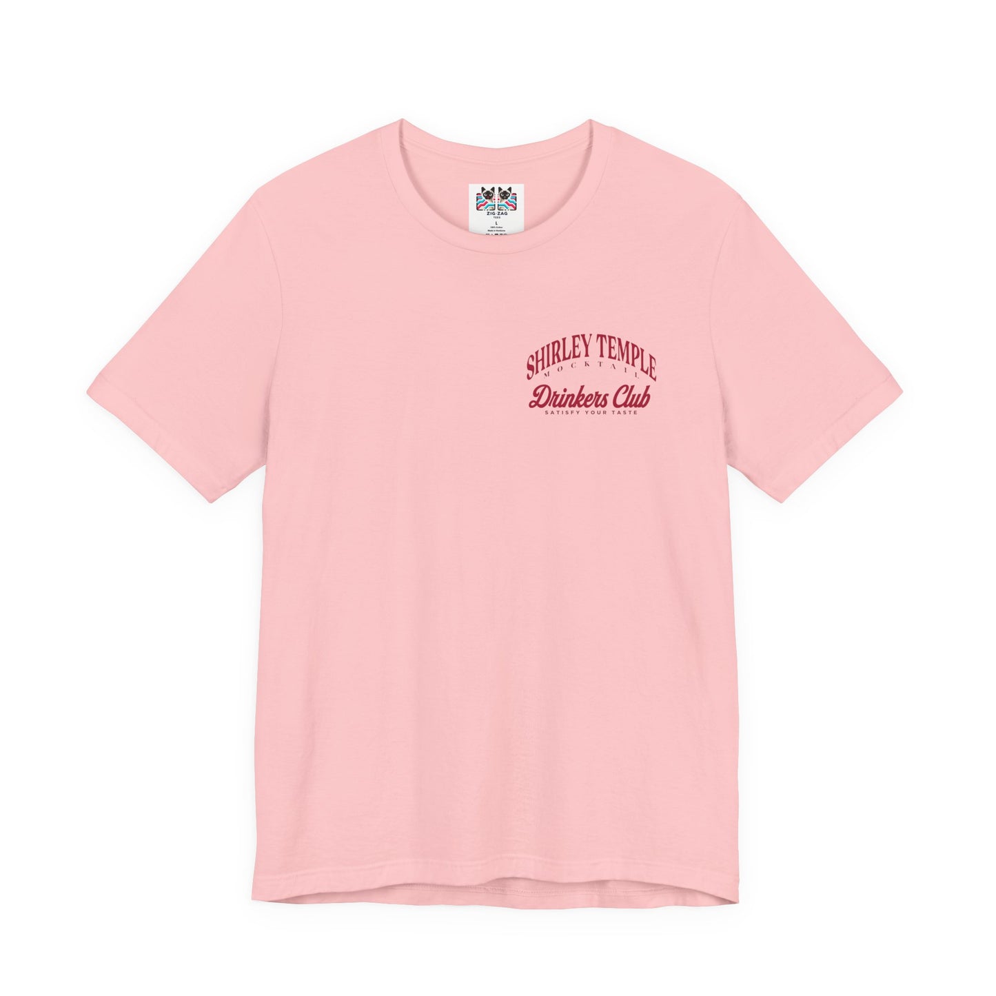 Shirley Temple Mocktail Drinkers Club Tshirt – Satisfy Your Taste