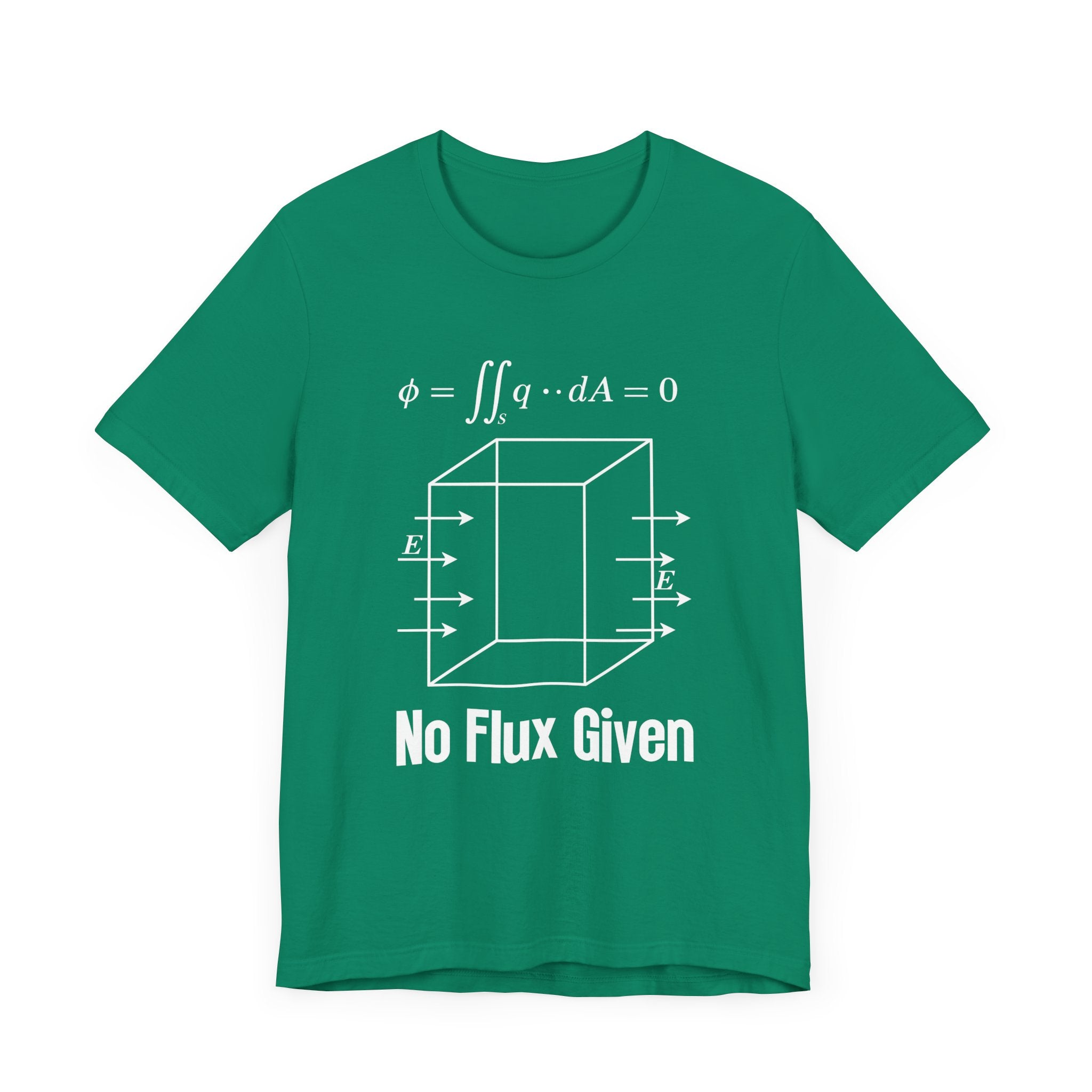 No Flux Given Science T-Shirt – Sarcastic Physics Equation Tee