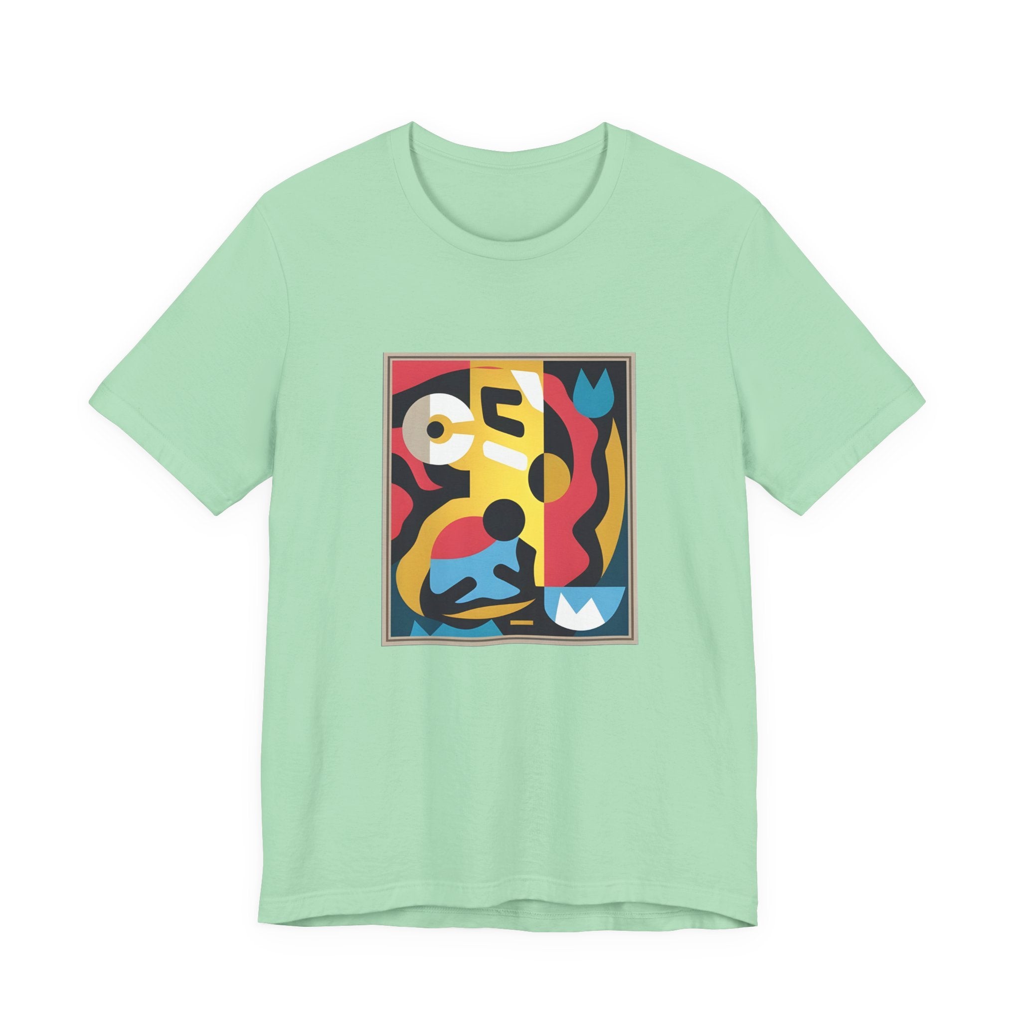 Modern Art Connoisseur Tshirt – Bold Abstract Graphic Design
