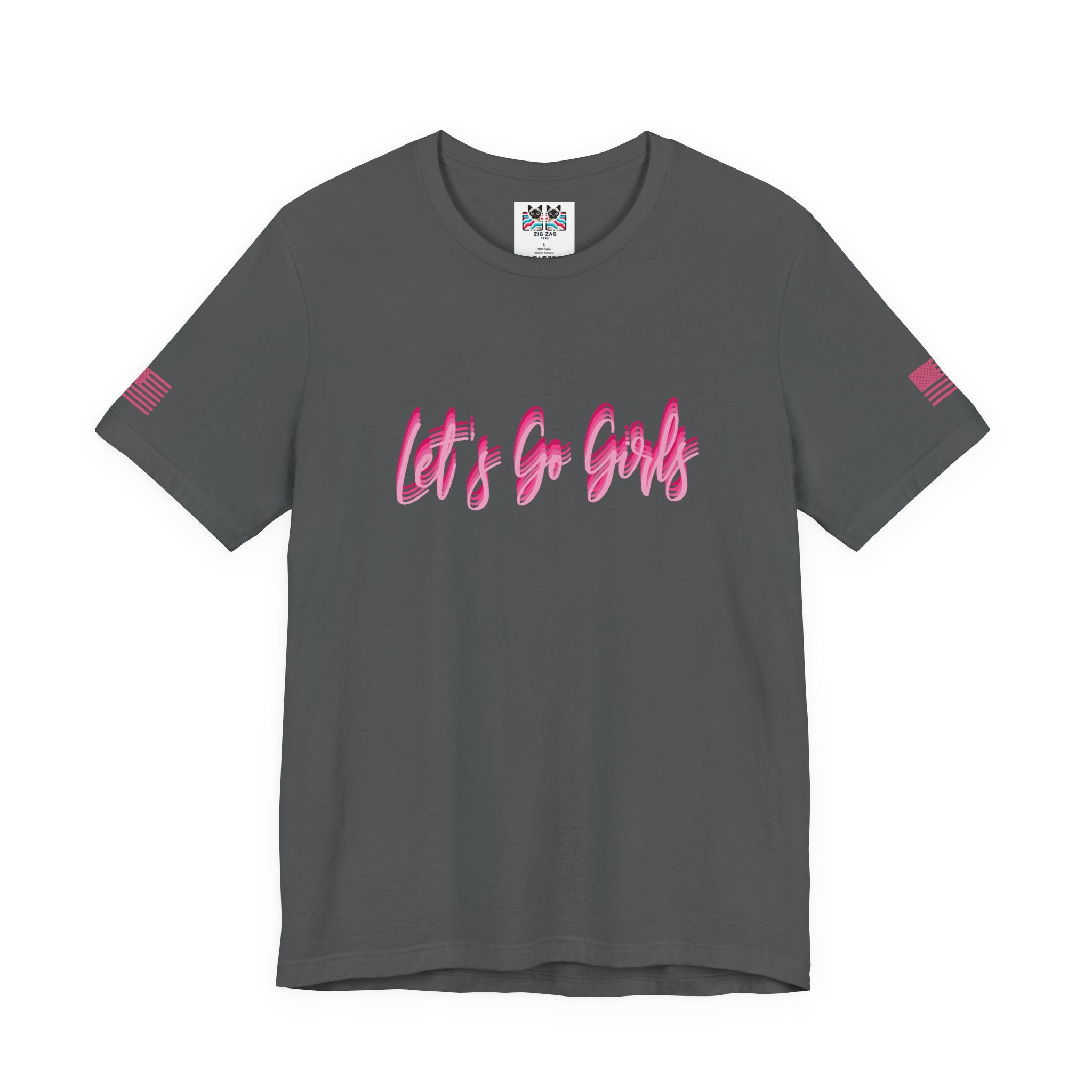 Let's Go Girls T-Shirt – Neon Glow Script Graphic Tee