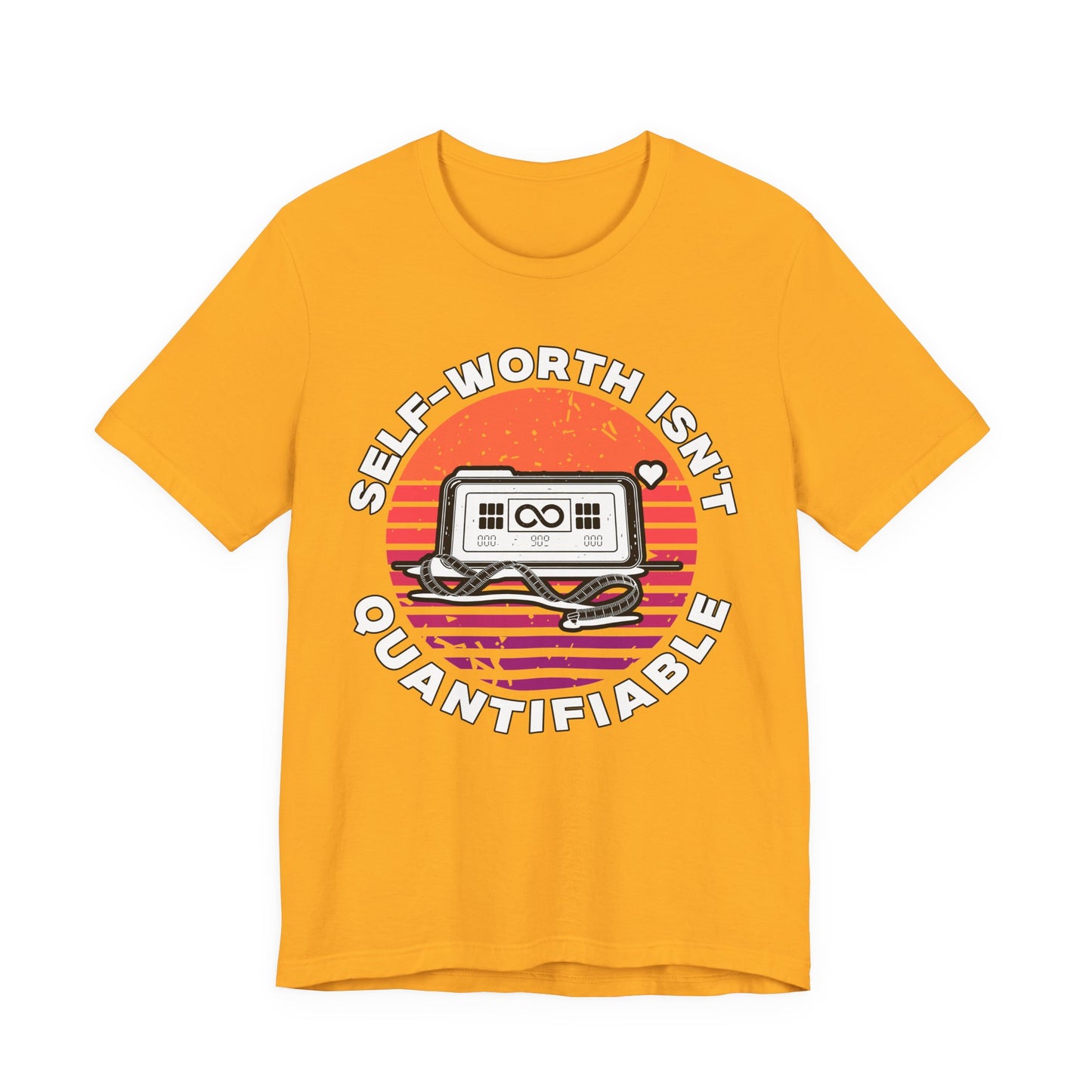Self Worth Isn’t Quantifiable – Body Positivity Graphic T-Shirt