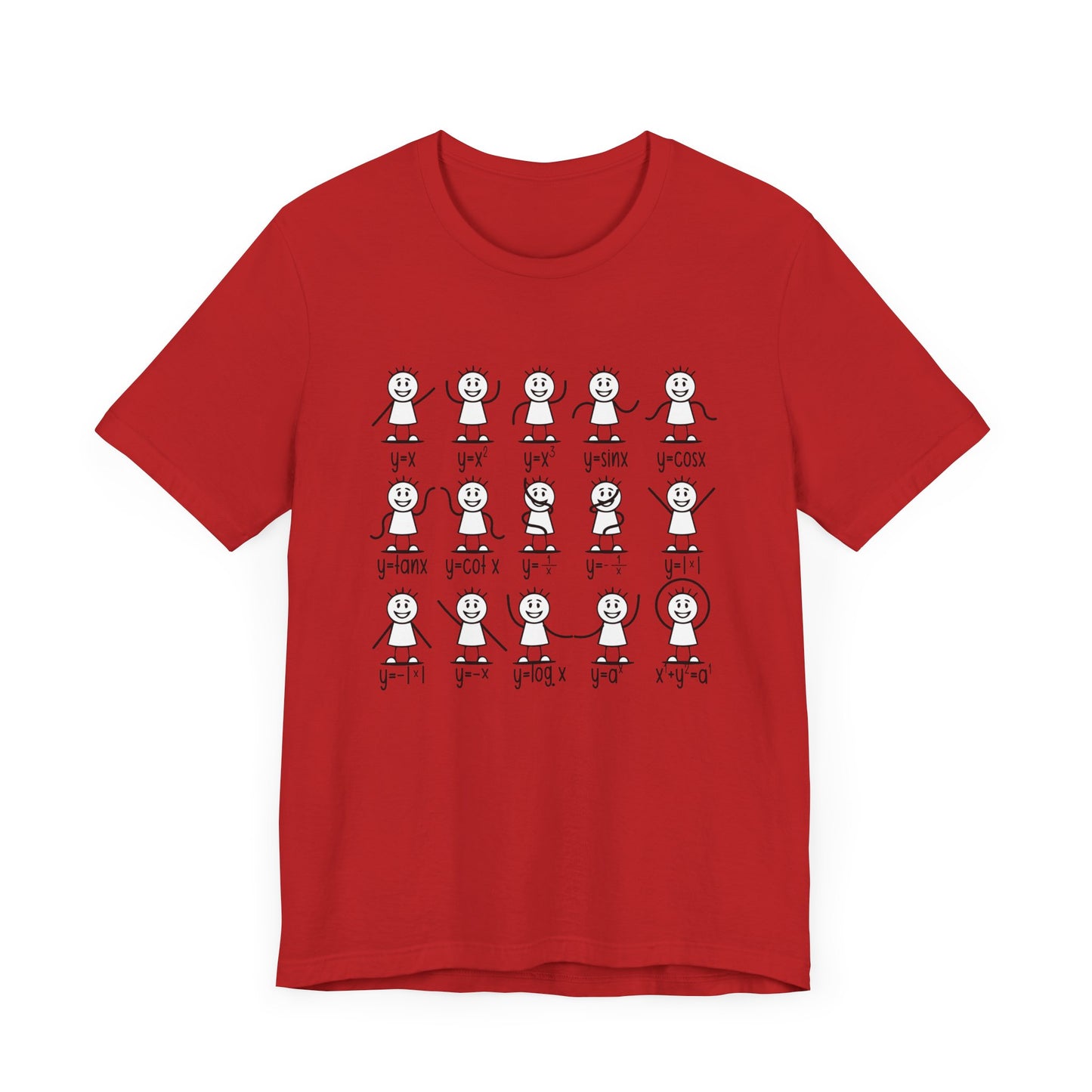 Trigonometry in Action Shirt – Stick Figure Math Humor