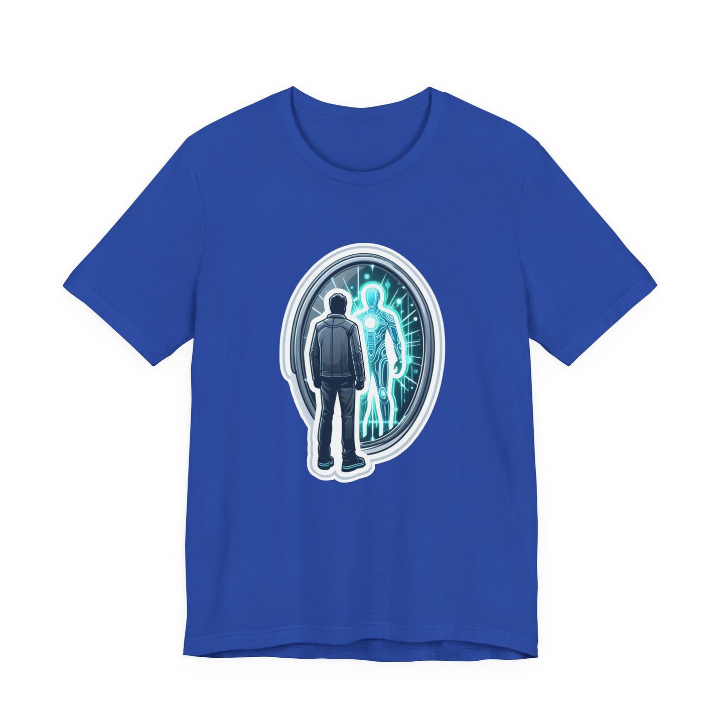 The Other Me is Winning Tshirt – Digital Mirror Reflection Graphic