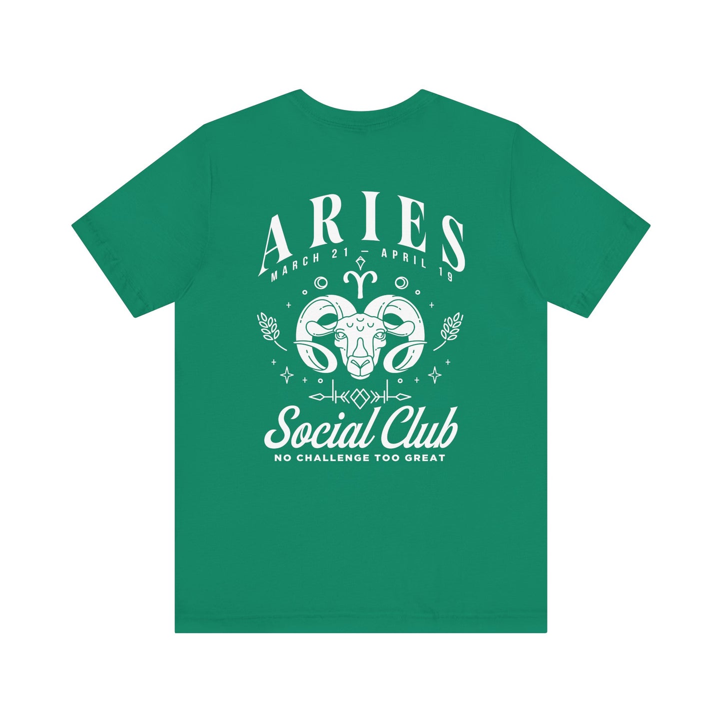 Aries Social Club T-Shirt – No Challenge Too Great