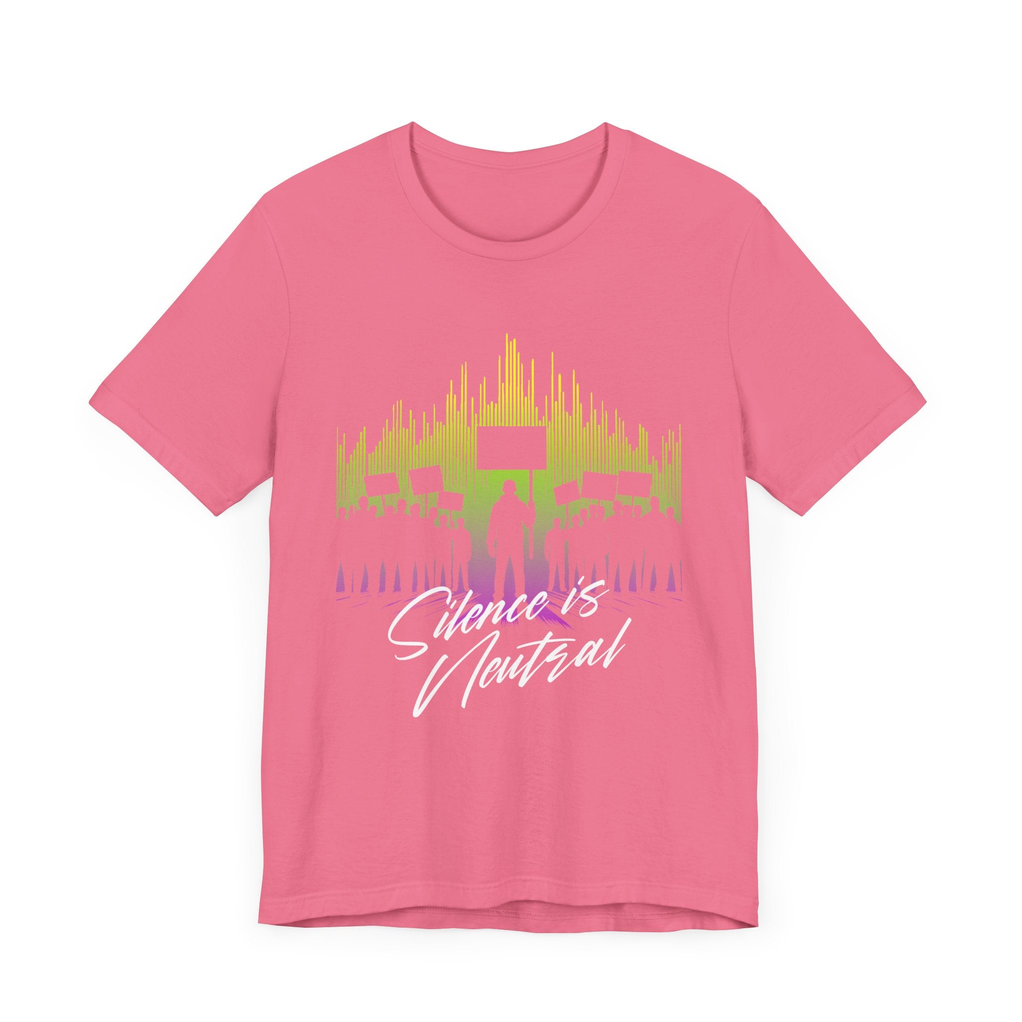 Silence is Neutral | Protest Crowd Graphic T-Shirt