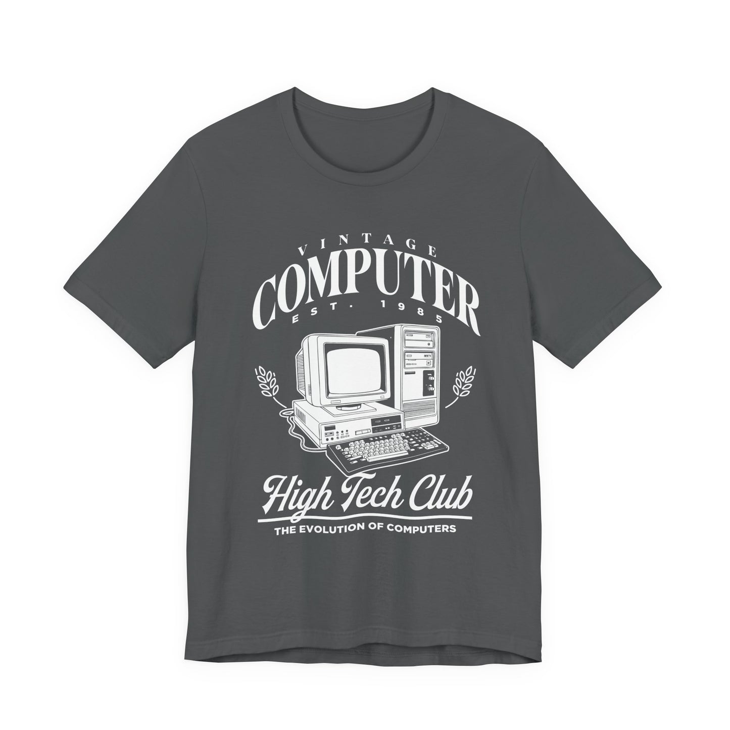 Vintage Computer Est 1985 Tshirt – High Tech Club Evolution