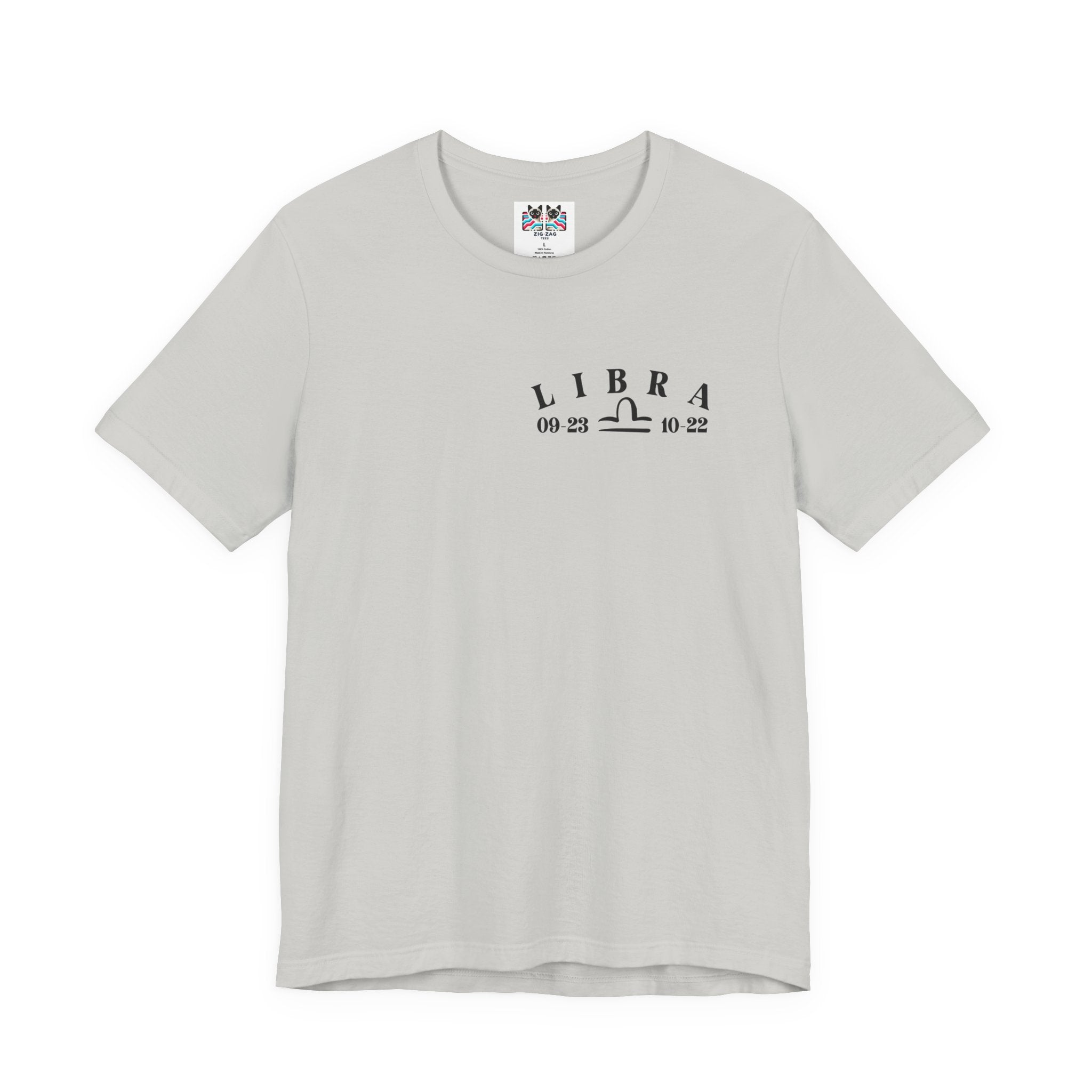 Libra Constellation & Floral Zodiac T-Shirt – September 23 to October 22