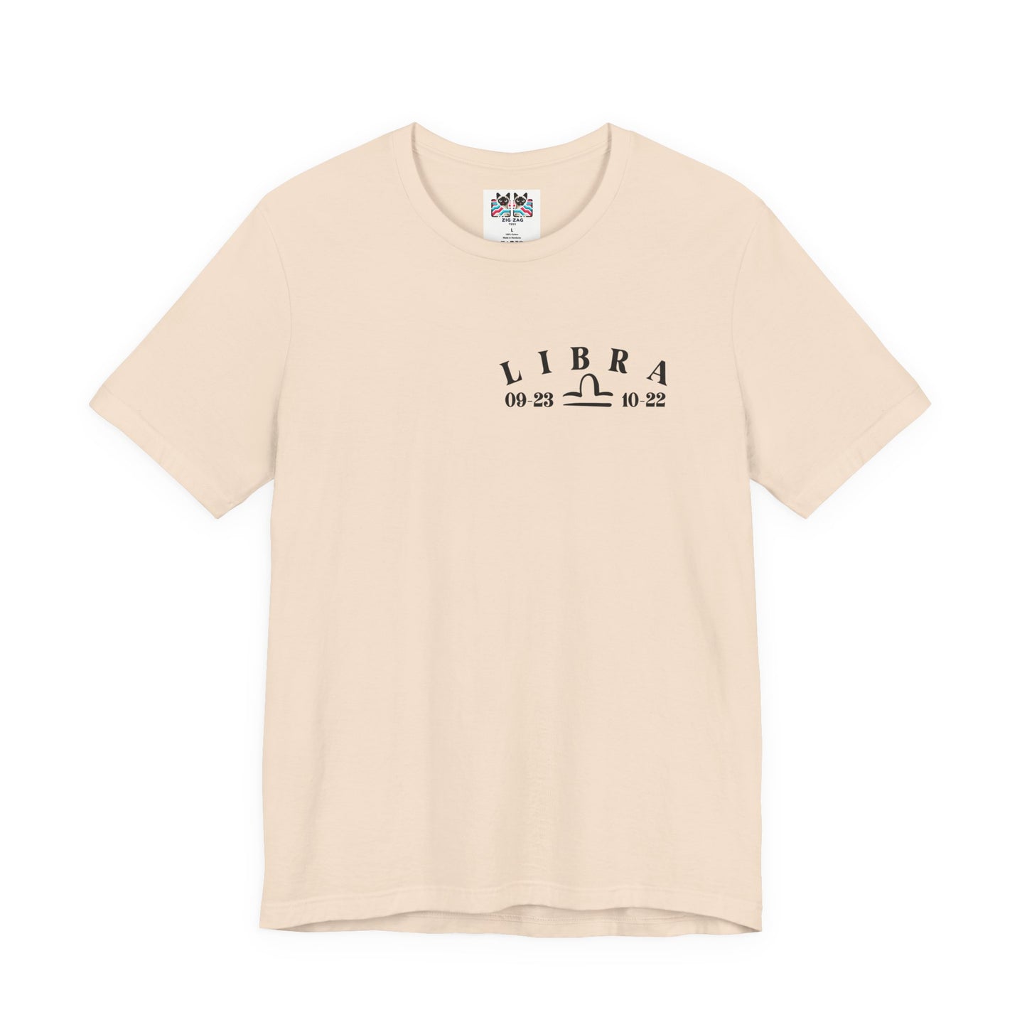 Libra Constellation & Floral Zodiac T-Shirt – September 23 to October 22