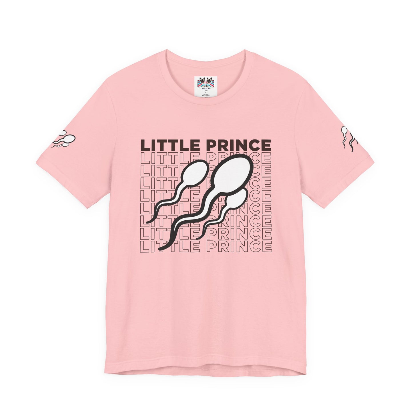 Little Prince T-Shirt – Funny Sperm Typography Conception Humor Graphic Tee