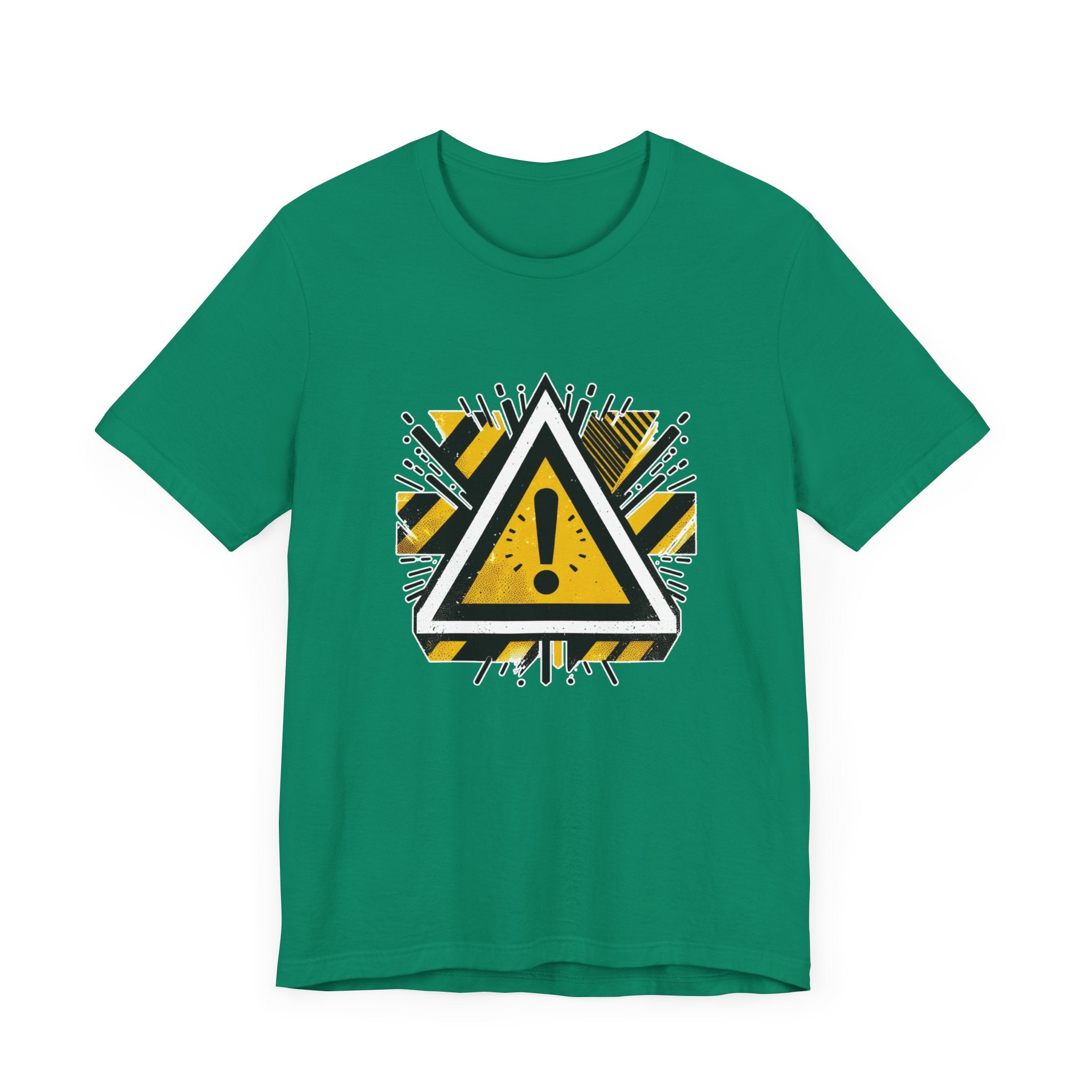 Abstract Warning | Modern Warning Symbol Graphic T-Shirt
