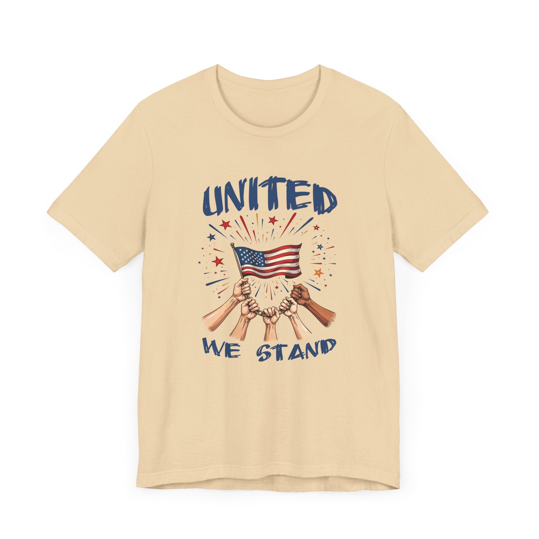 United We Stand Shirt Patriotic Unity Tee for People Who Value Freedom Justice and Standing Together in Strength and Equality