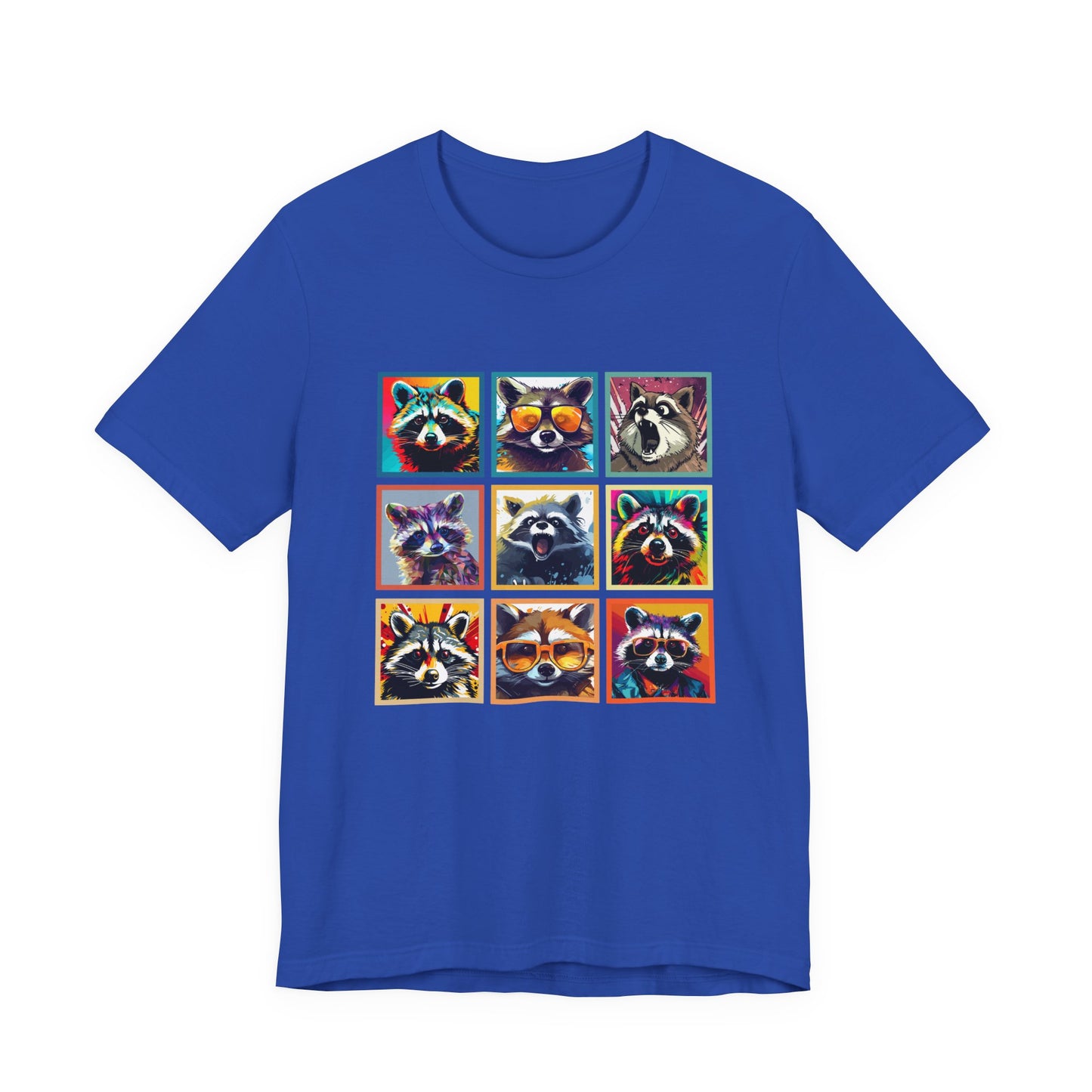 Cool Raccoons Pop Art Tshirt – Nine Funky Bandits