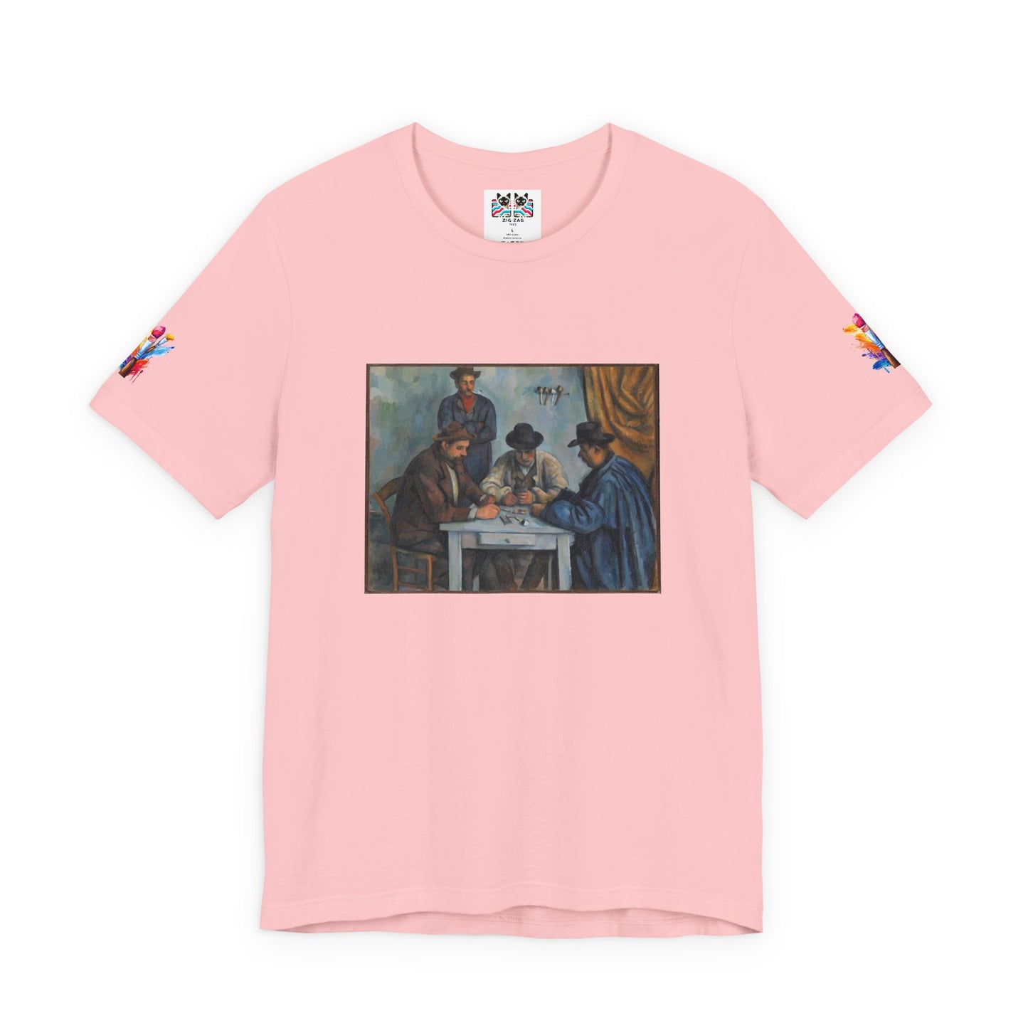 The Card Players Art T-Shirt – Post-Impressionist Masterpiece Graphic Tee