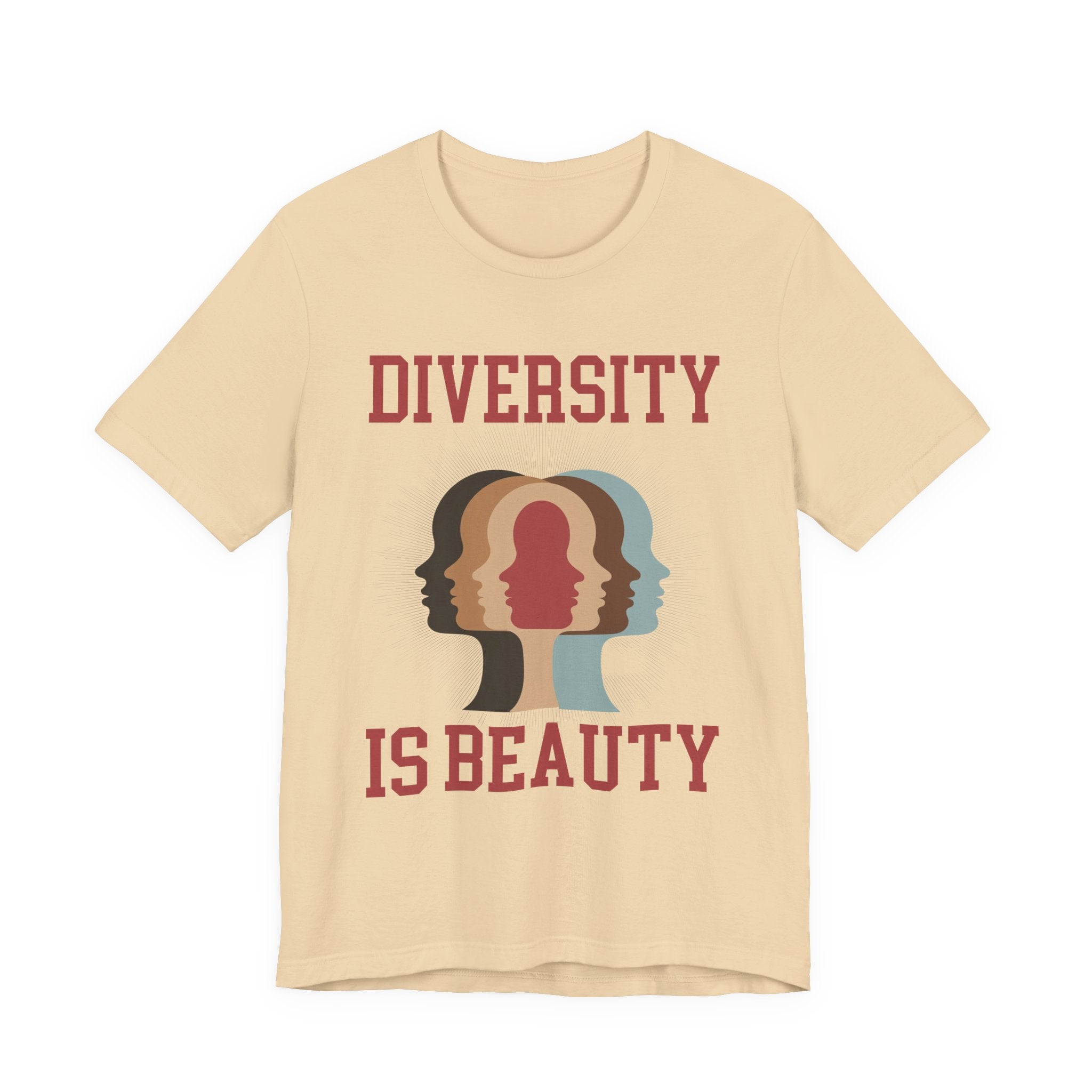 Diversity Is Beauty – Faces in Every Shade Inclusive Graphic T-Shirt