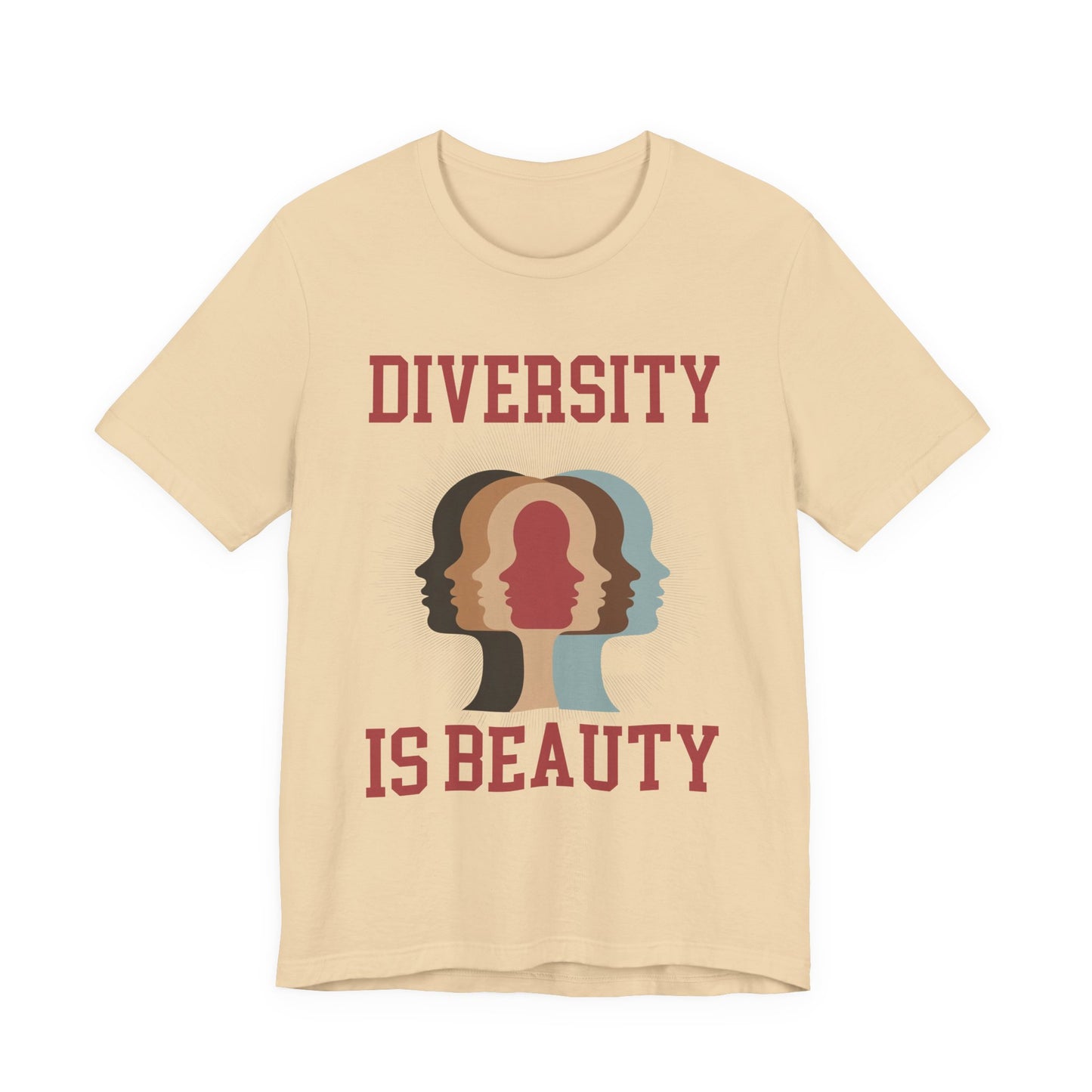 Diversity Is Beauty – Faces in Every Shade Inclusive Graphic T-Shirt