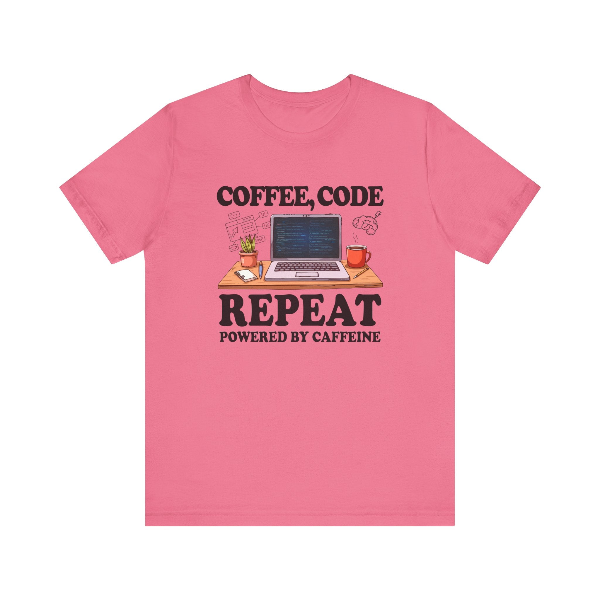 Coffee, Code, Repeat   Official Graphic Statement Tee for Bold Minds, Modern Thinkers, and Everyday Expression Everywhere