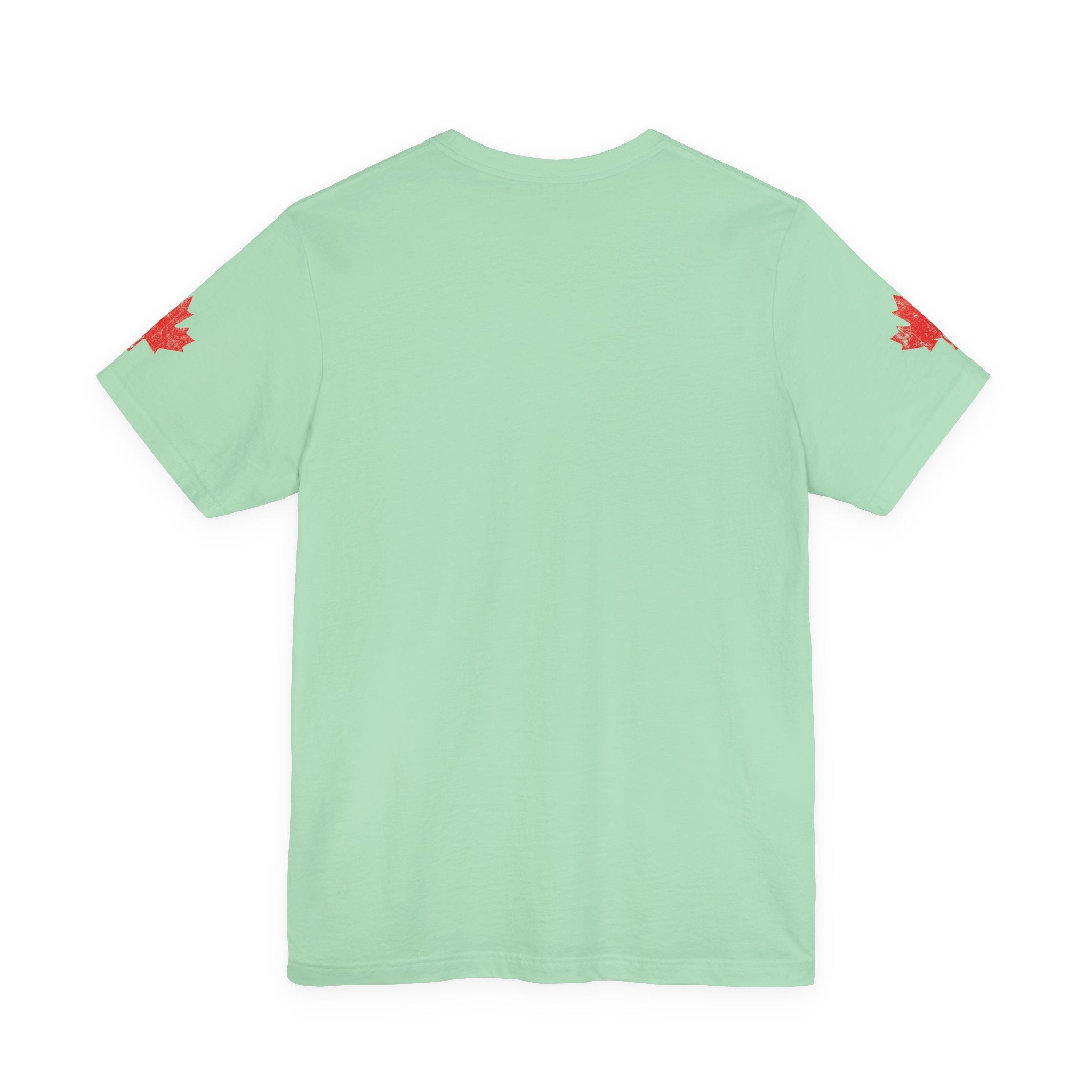 Made In Canada Iconic Symbols - Red & Black outline Print T-Shirt