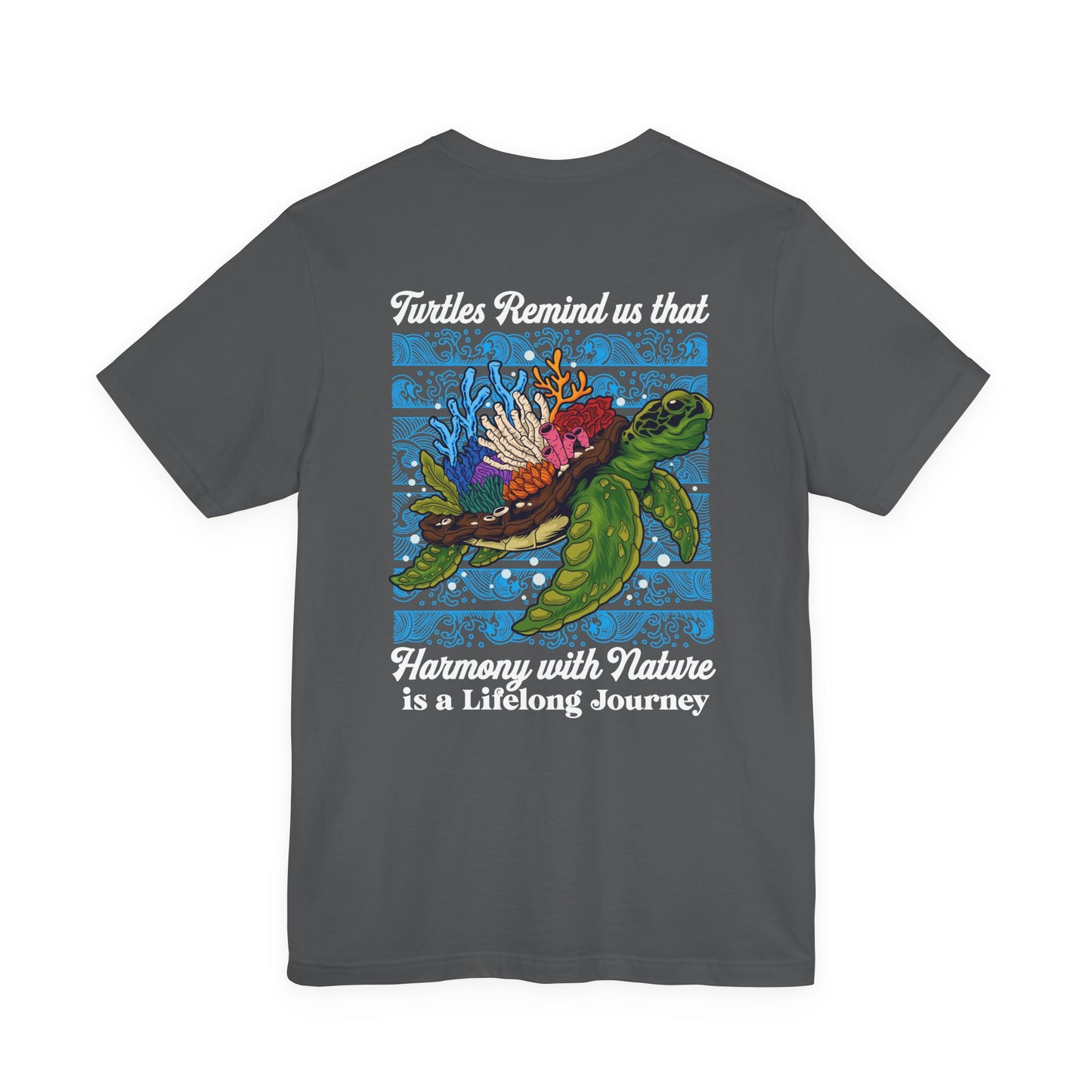 Harmony with Nature Turtle Tshirt – A Lifelong Journey