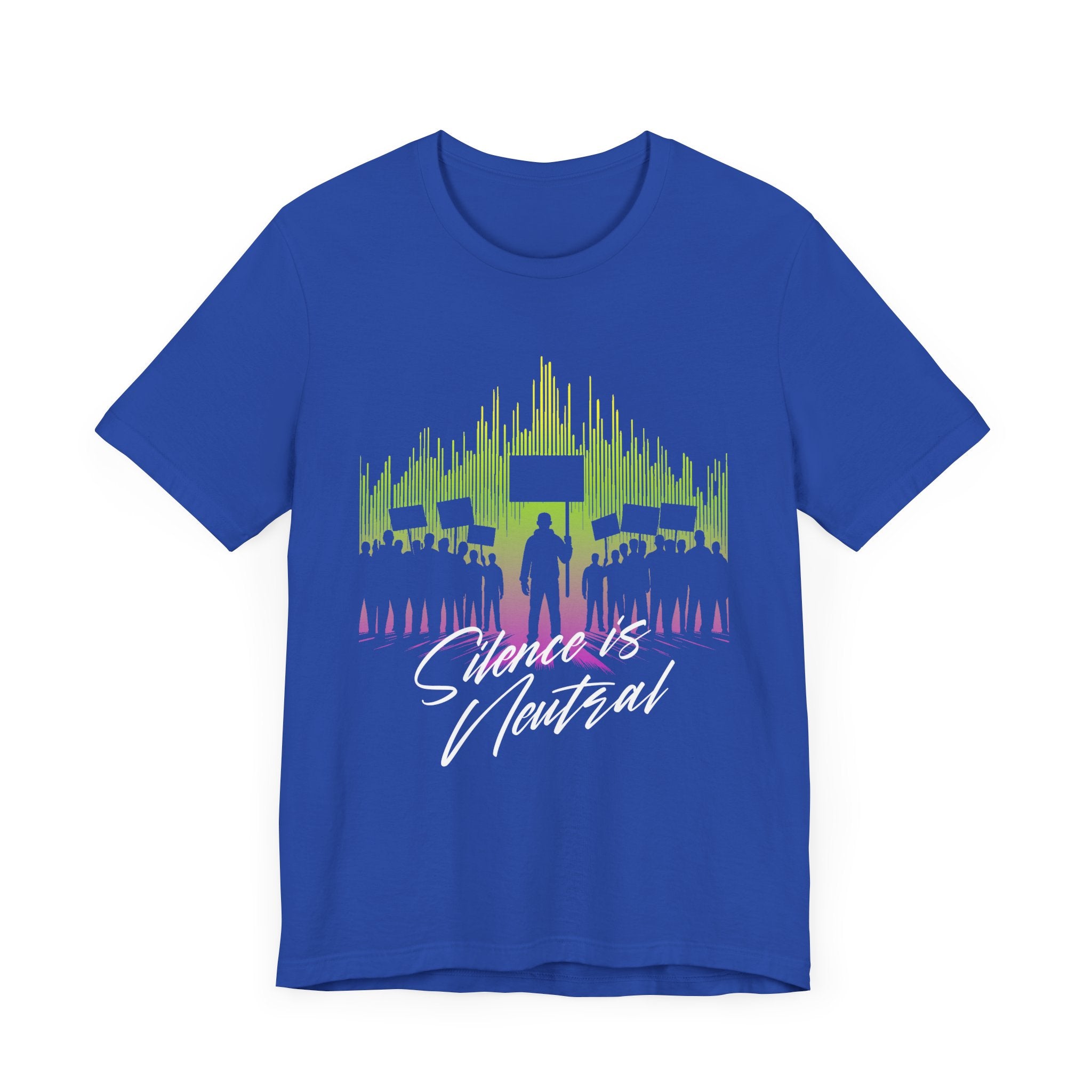 Silence is Neutral | Protest Crowd Graphic T-Shirt
