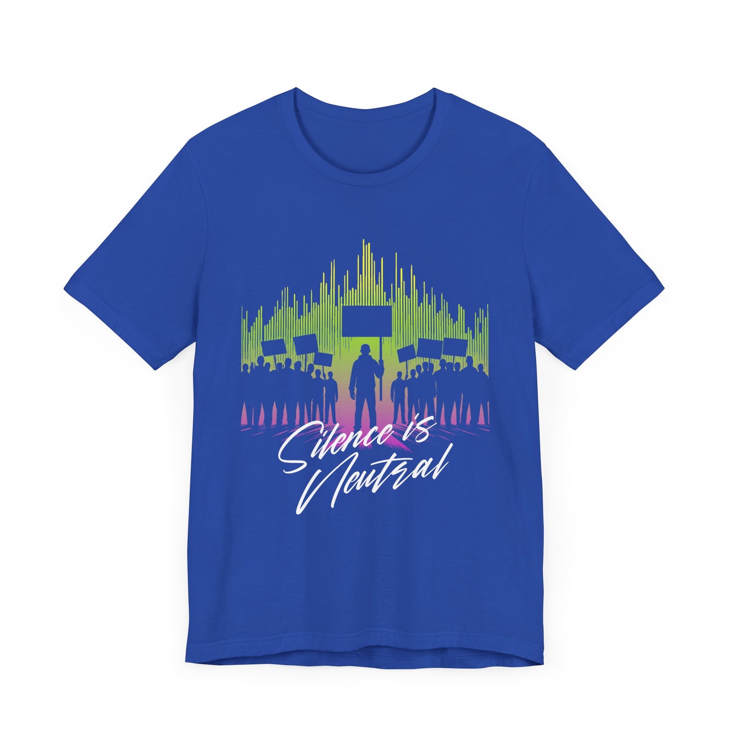 Silence is Neutral | Protest Crowd Graphic T-Shirt