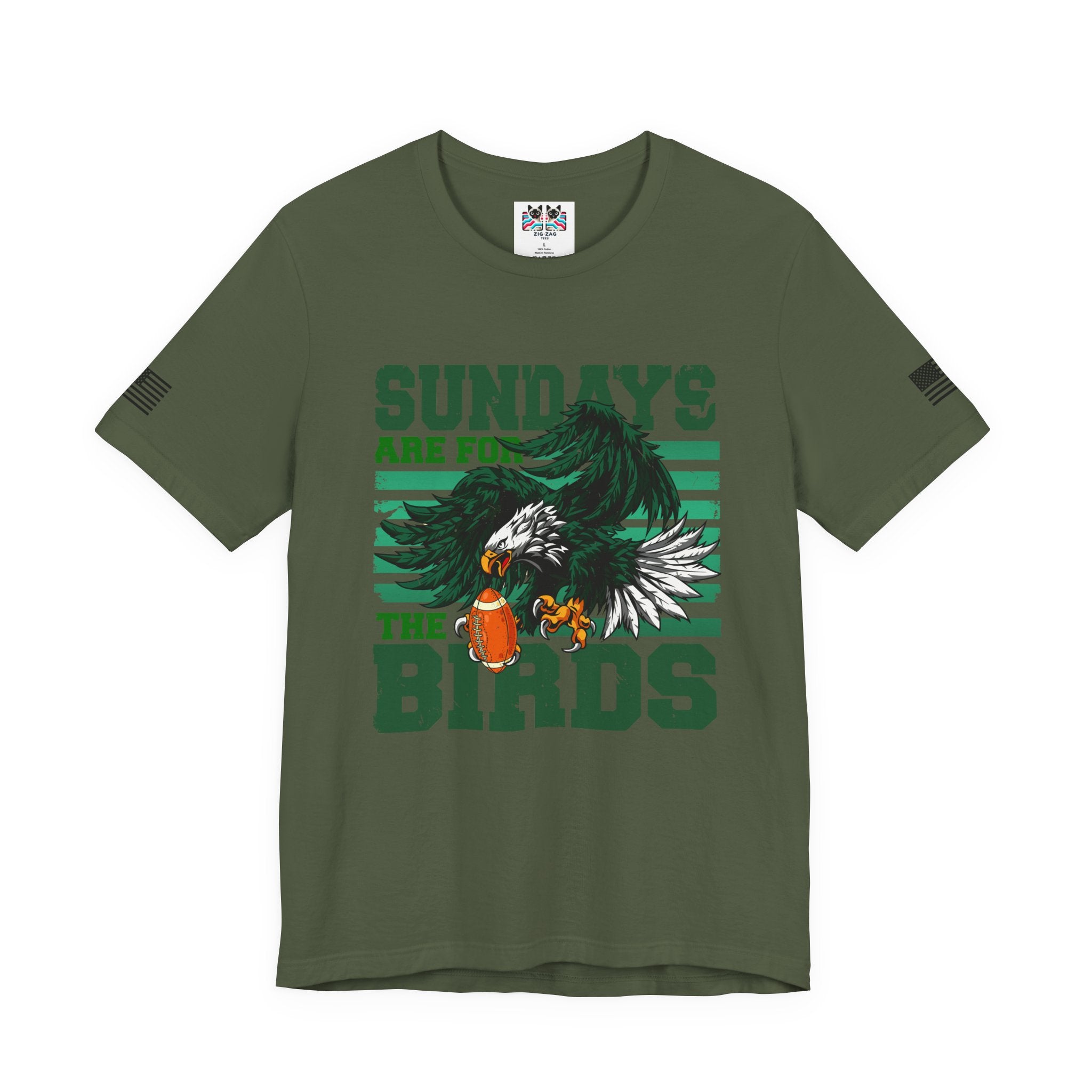 Sundays Are for the Birds T-Shirt – Fierce Diving Eagle Football Graphic Tee Philadelphia Fan