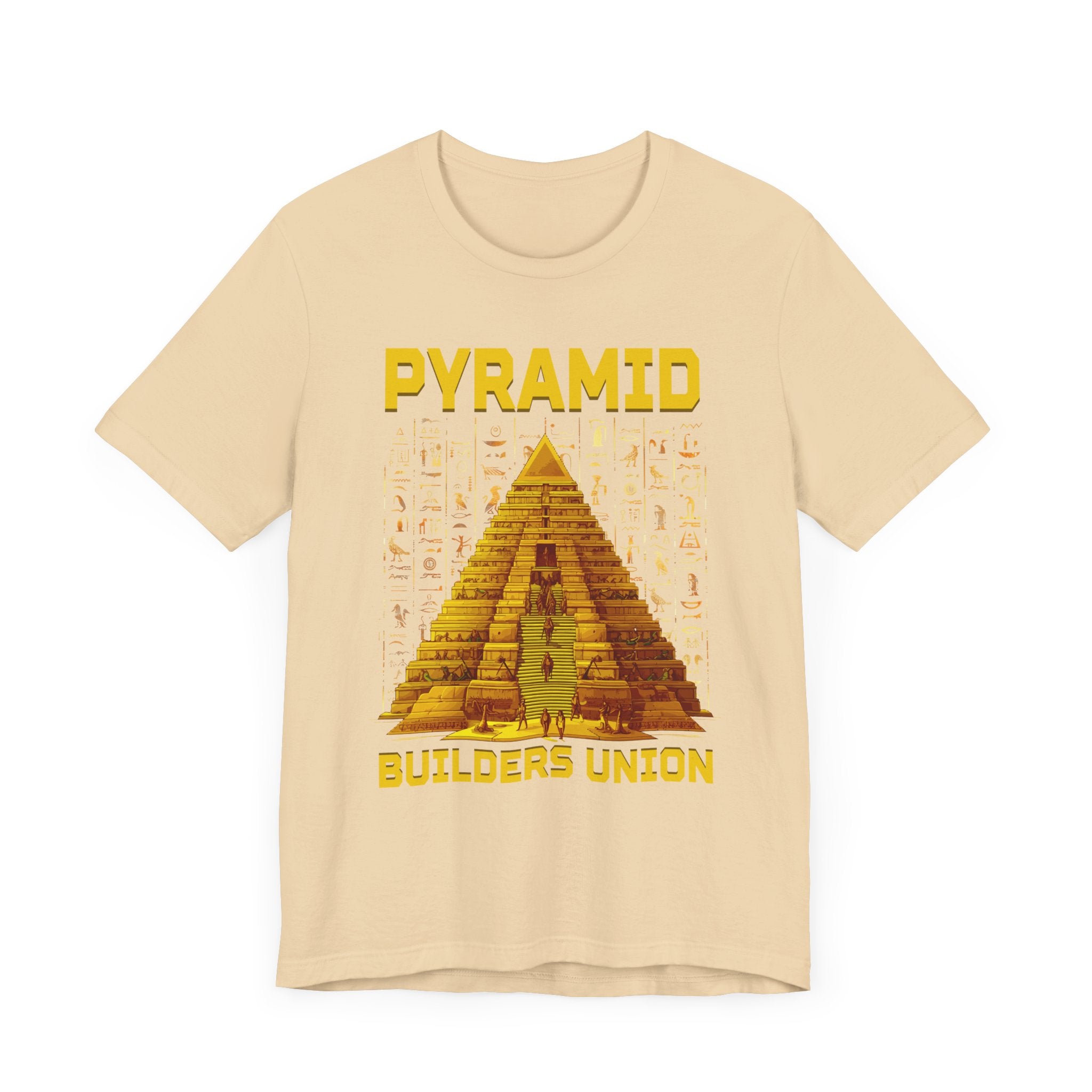Pyramid Builders Union Tee, Ancient Worker Pride Shirt, Historical Labor Graphic, Egypt Crew Top, Stone by Stone Gift