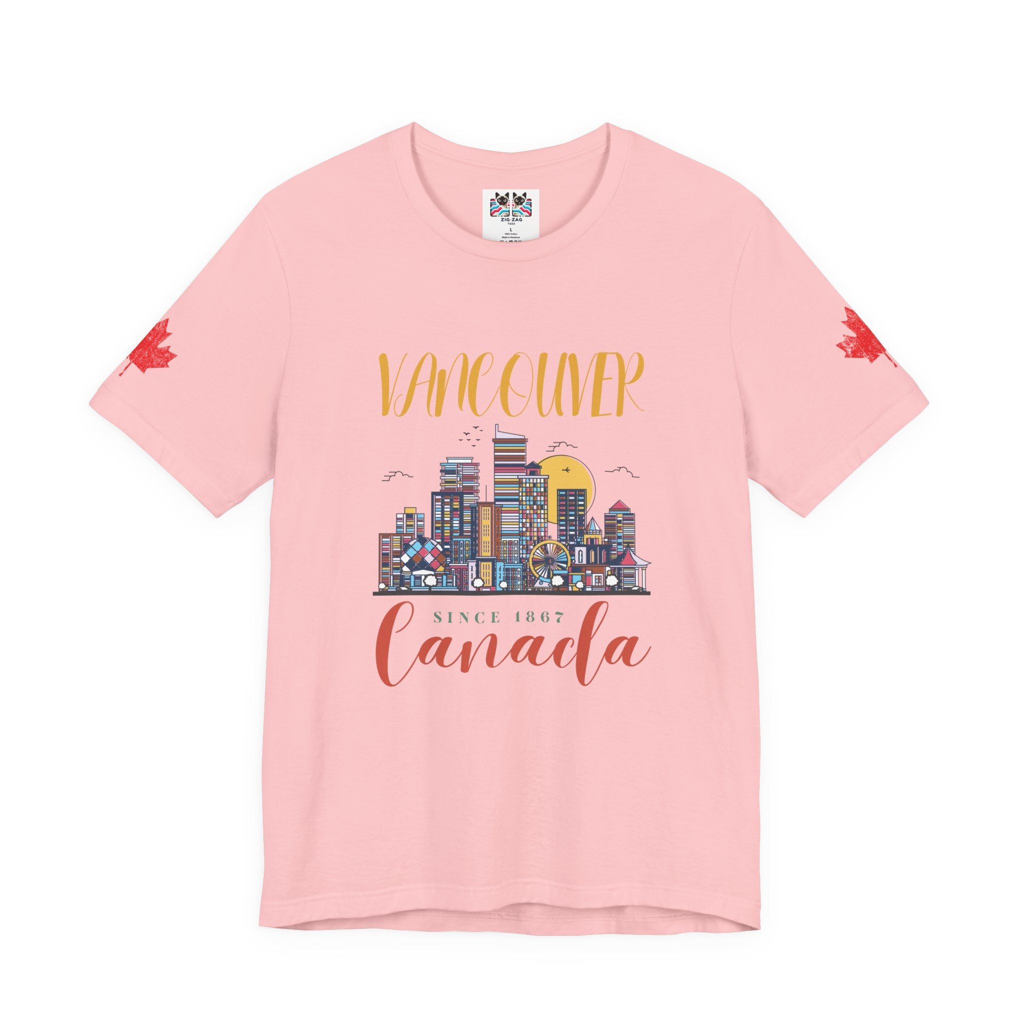 Vancouver Skyline Canada Since 1867 T-Shirt