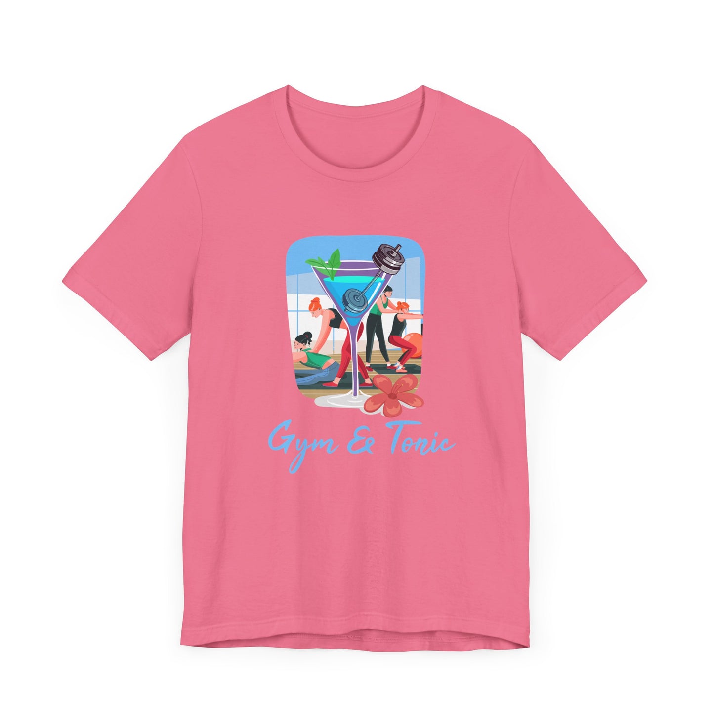 Gym and Tonic Tee, Fitness Pun Shirt, Workout Humor Graphic, Exercise and Fun Top, Healthy Balance Gift