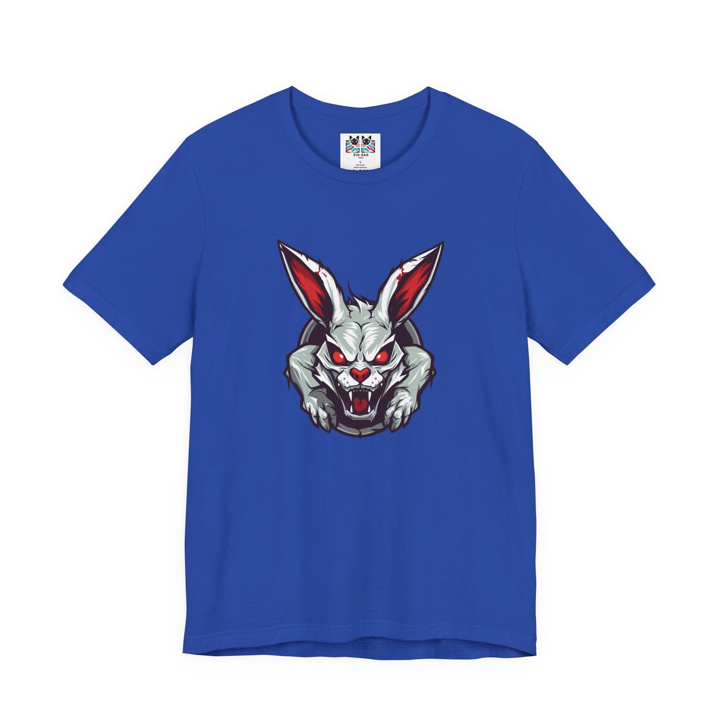 Evil Rabbit and Haunted Full Moon Halloween T-Shirt