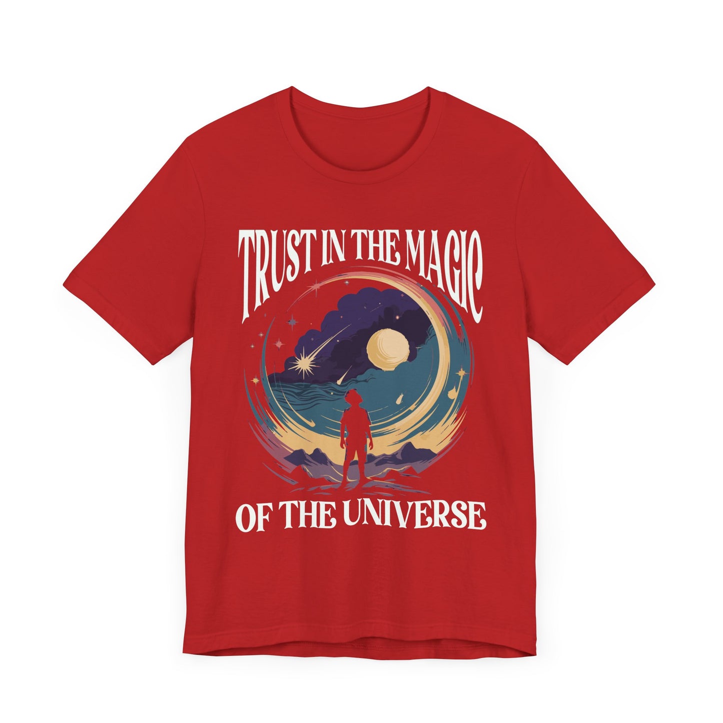 Trust in the Magic of the Universe Shirt, Manifestation Tee, Cosmic Energy T Shirt, Spiritual Growth Gift, Mystic Vibes Tee