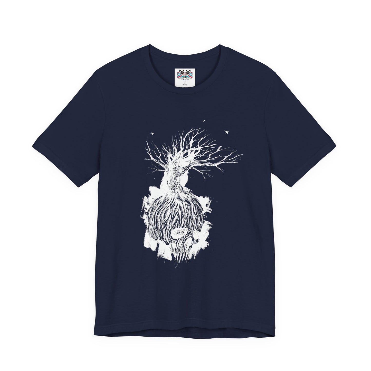 Dark Forest Spirit Skull Tree Horror T-Shirt