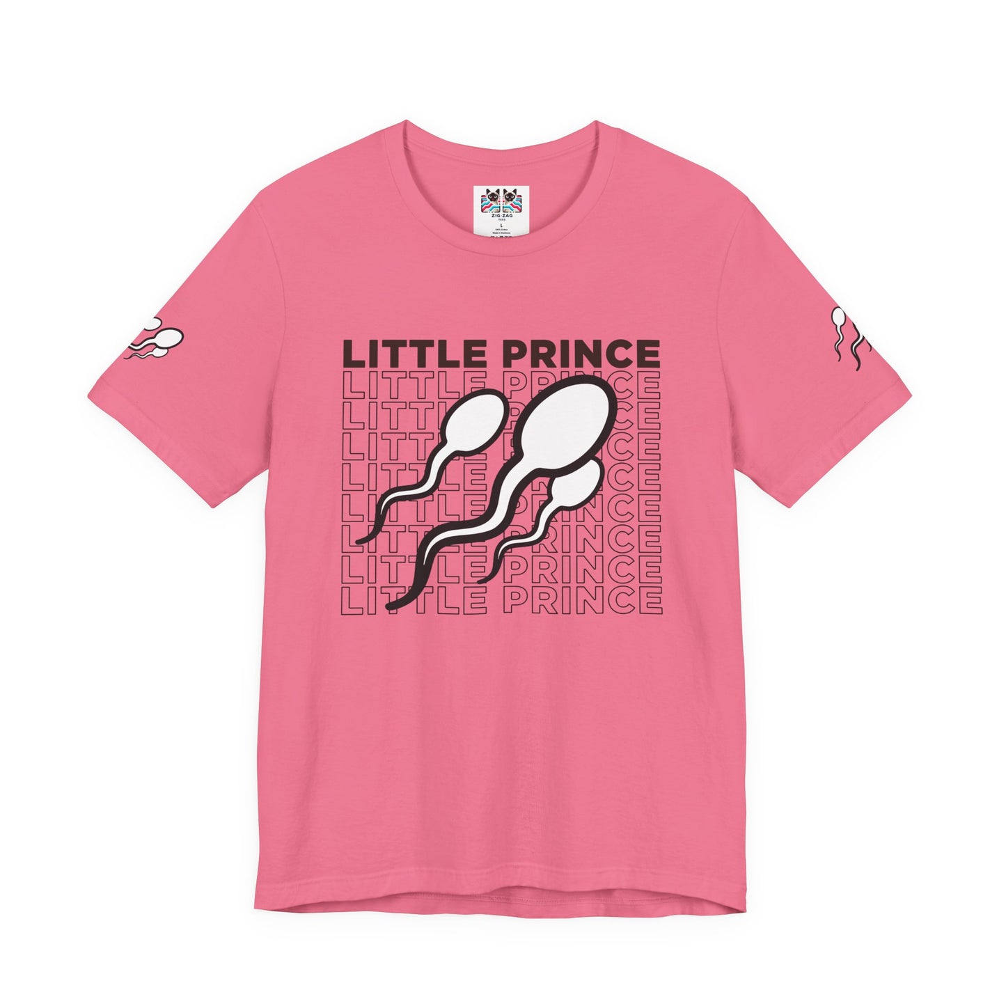 Little Prince T-Shirt – Funny Sperm Typography Conception Humor Graphic Tee