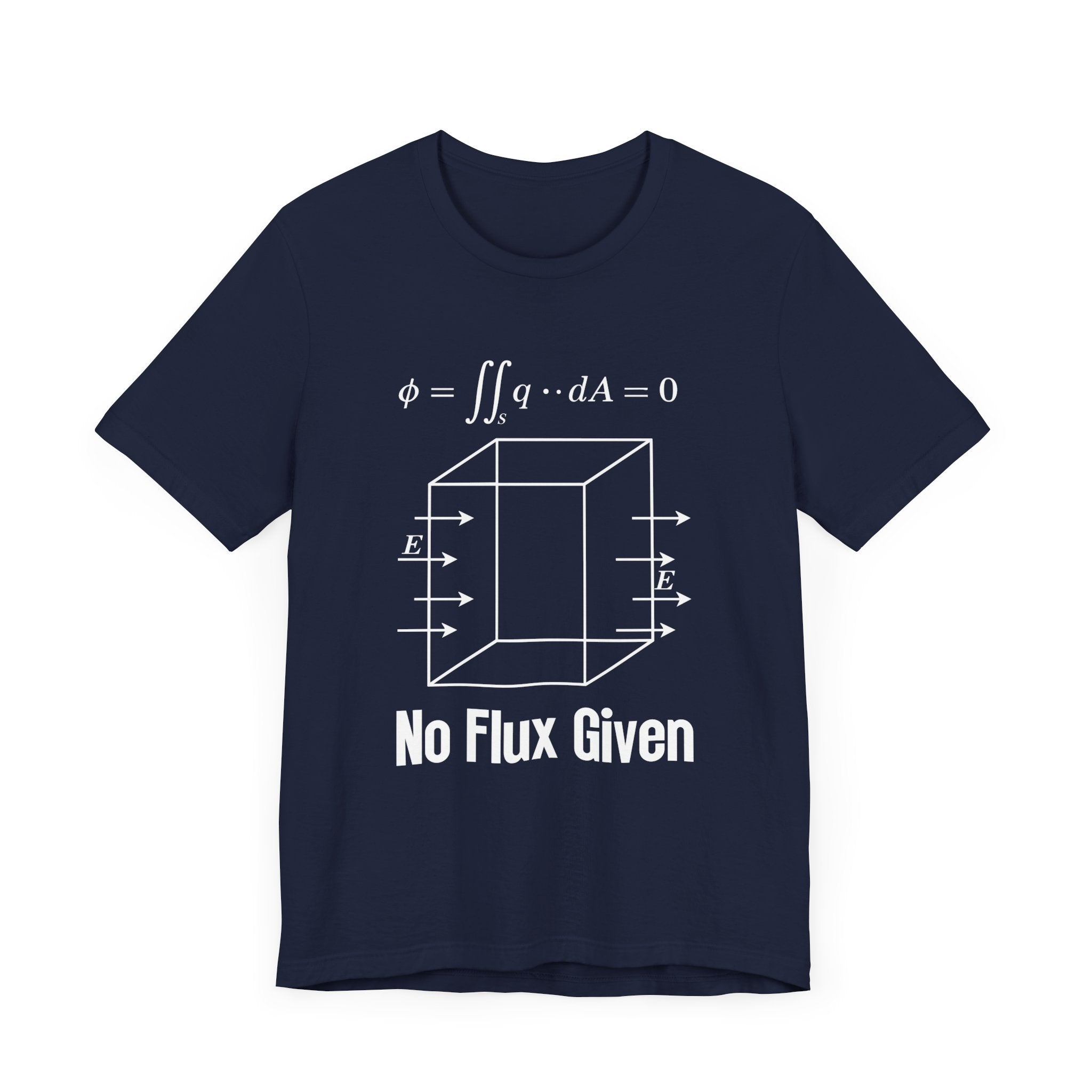 No Flux Given Science T-Shirt – Sarcastic Physics Equation Tee