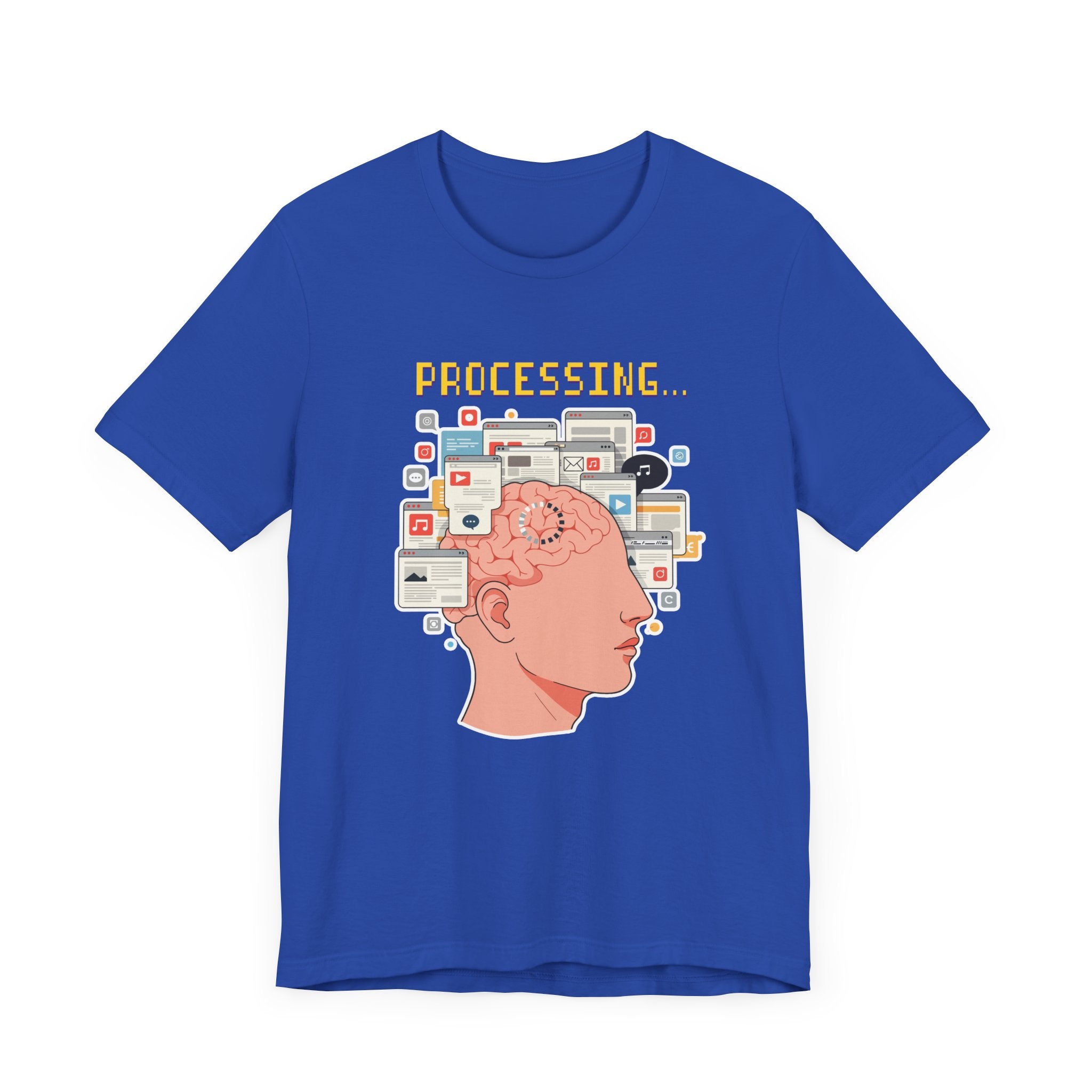 My Brain Has Too Many Tabs Open Tee, Mental Overload Shirt, Funny Multitask Graphic Tee, Chaotic Mind Humor Top, Relatable Gift