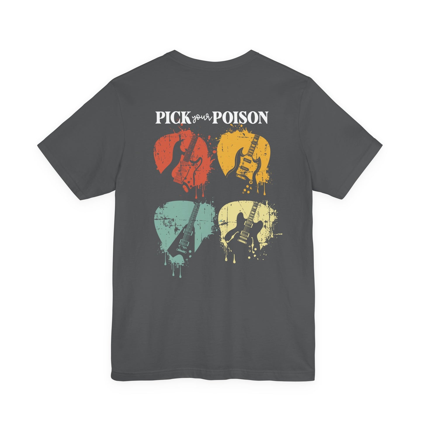 Pick Your Poison – Guitar and Pick Rock T-Shirt