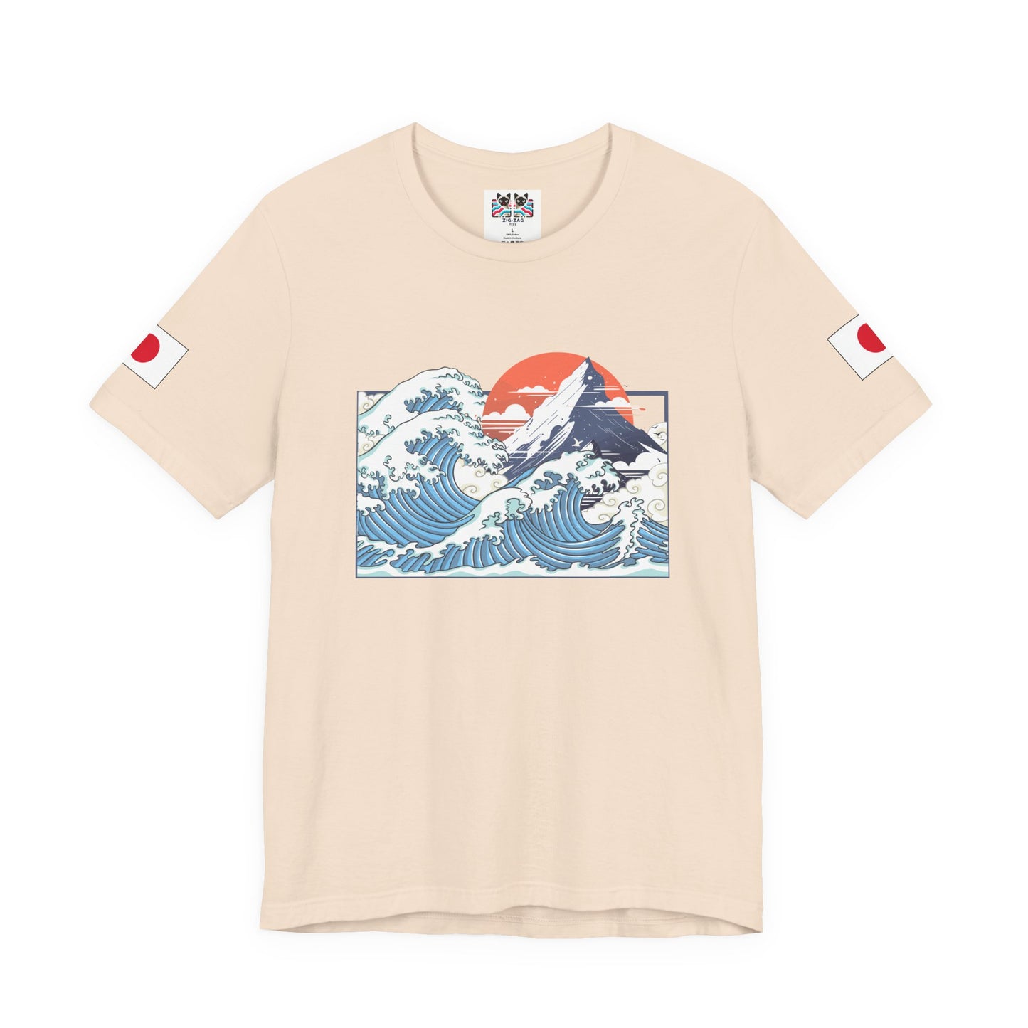 Great Wave Mt. Fuji T-Shirt – Japanese Art Hokusai Style Graphic Tee