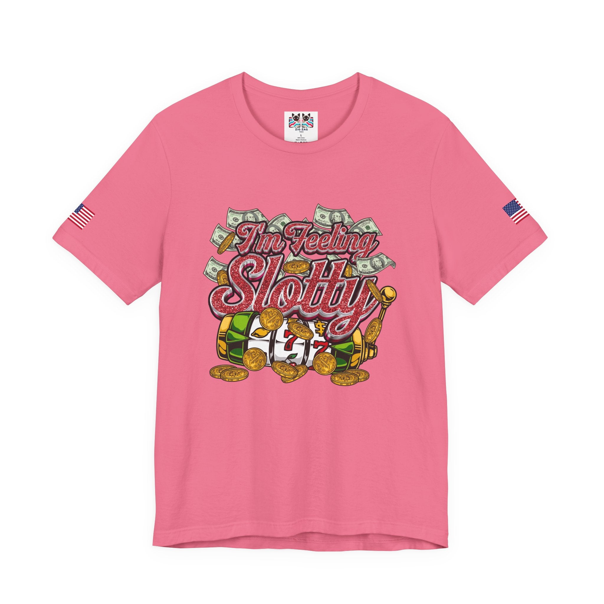 I'm Feeling Slotty Funny Casino Shirt – Vegas Girls Trip Slot Machine Tee