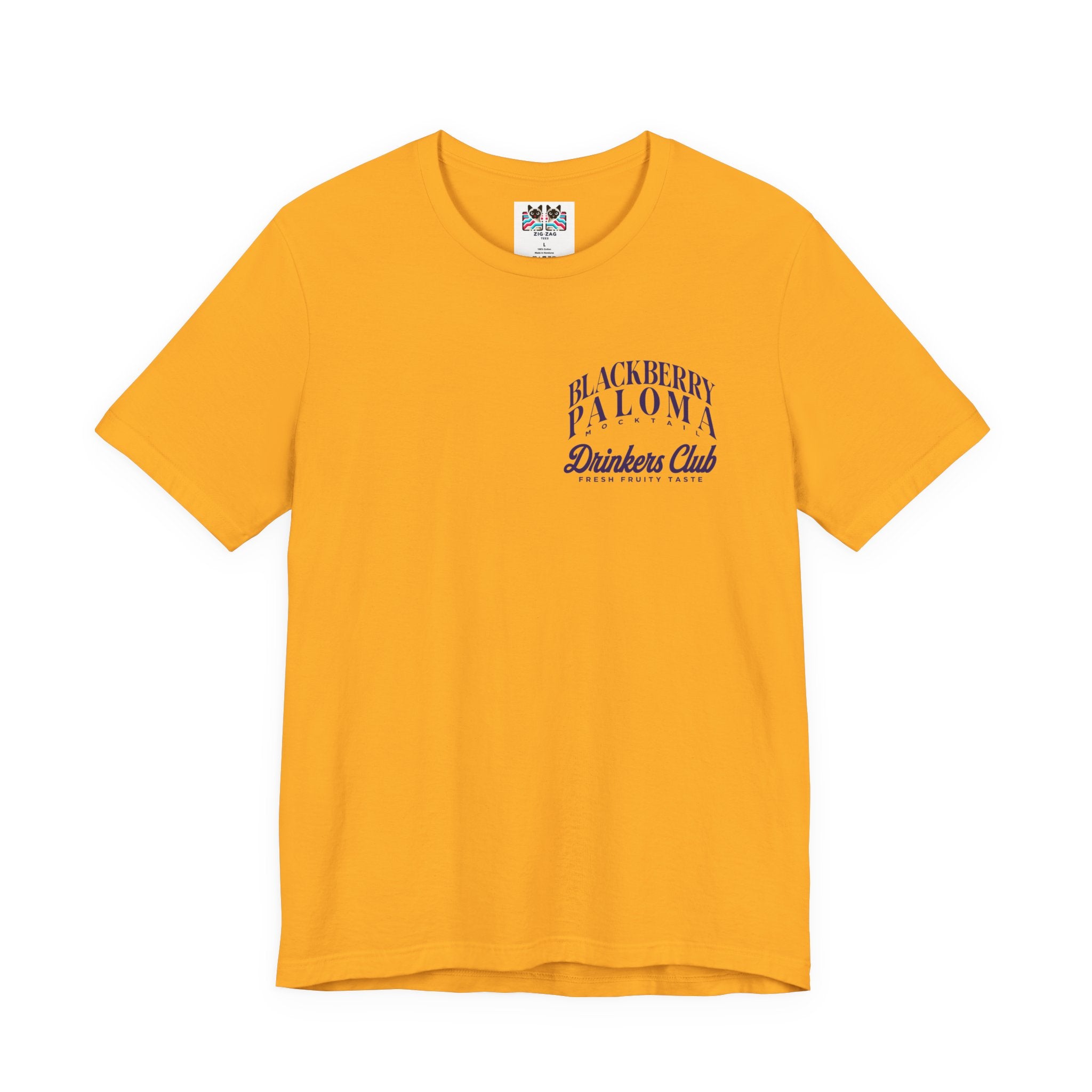 Blackberry Paloma Mocktail Drinkers Club Tshirt – Fresh Fruity Taste