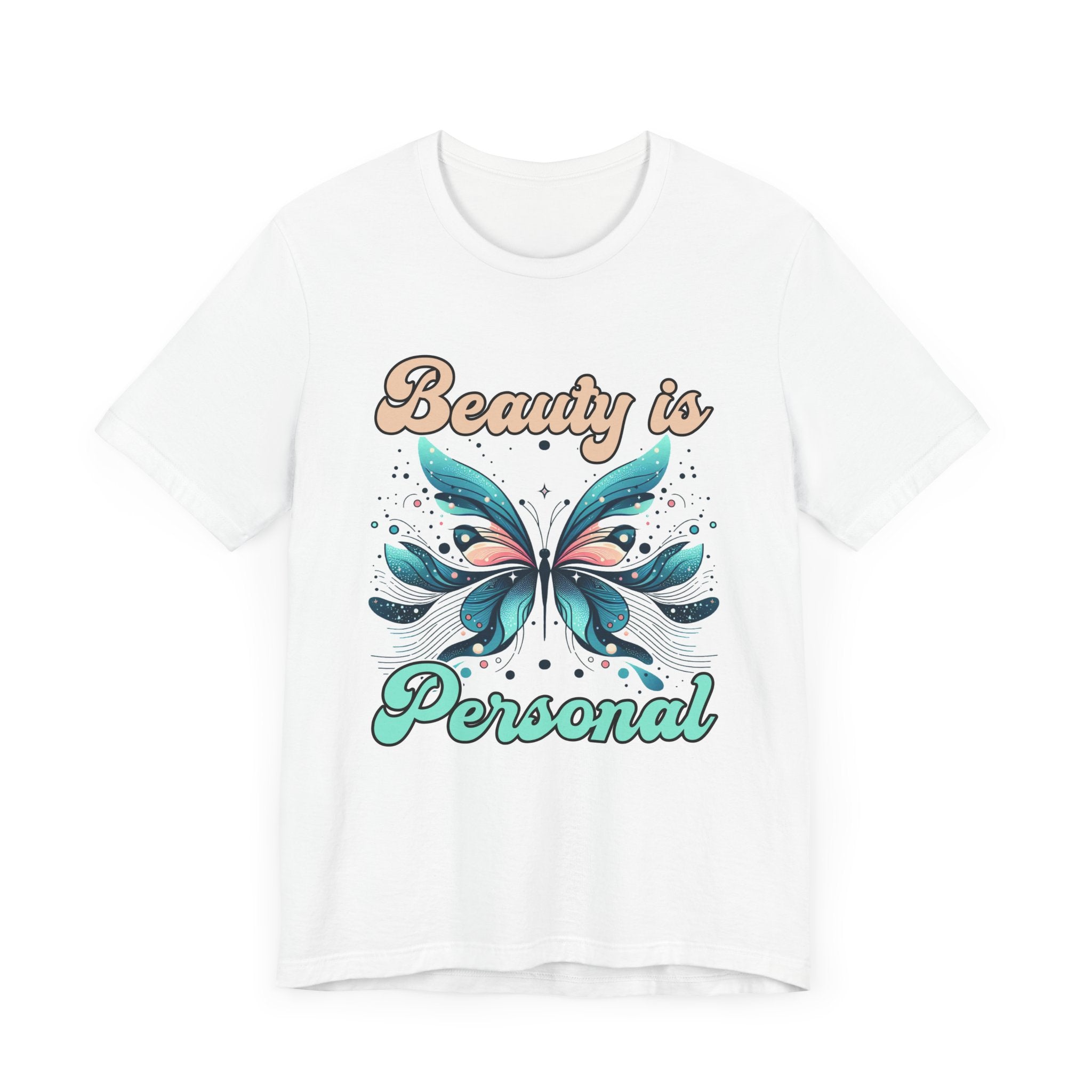 Beauty is Personal | Abstract Butterfly Graphic T-Shirt