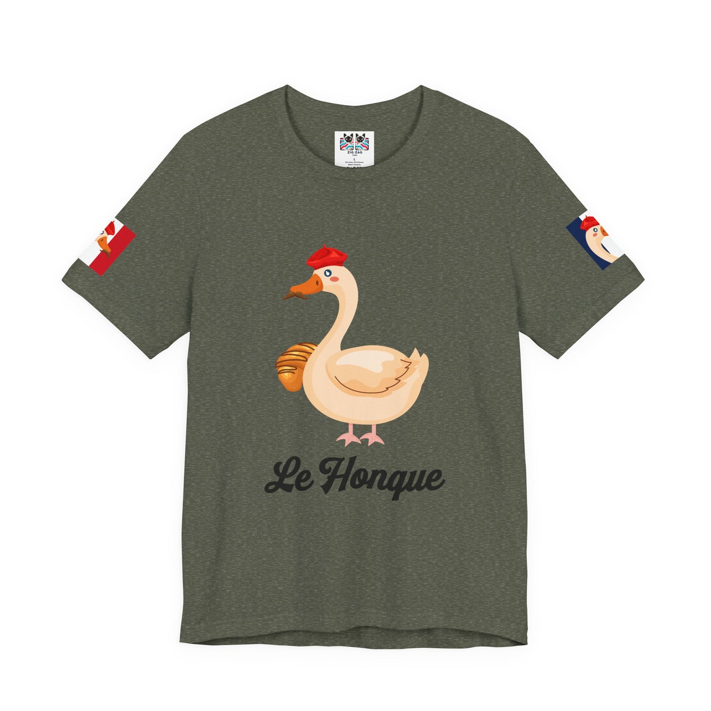 Le Honque Goose T-Shirt – Funny French Beret Goose Meme Graphic Tee