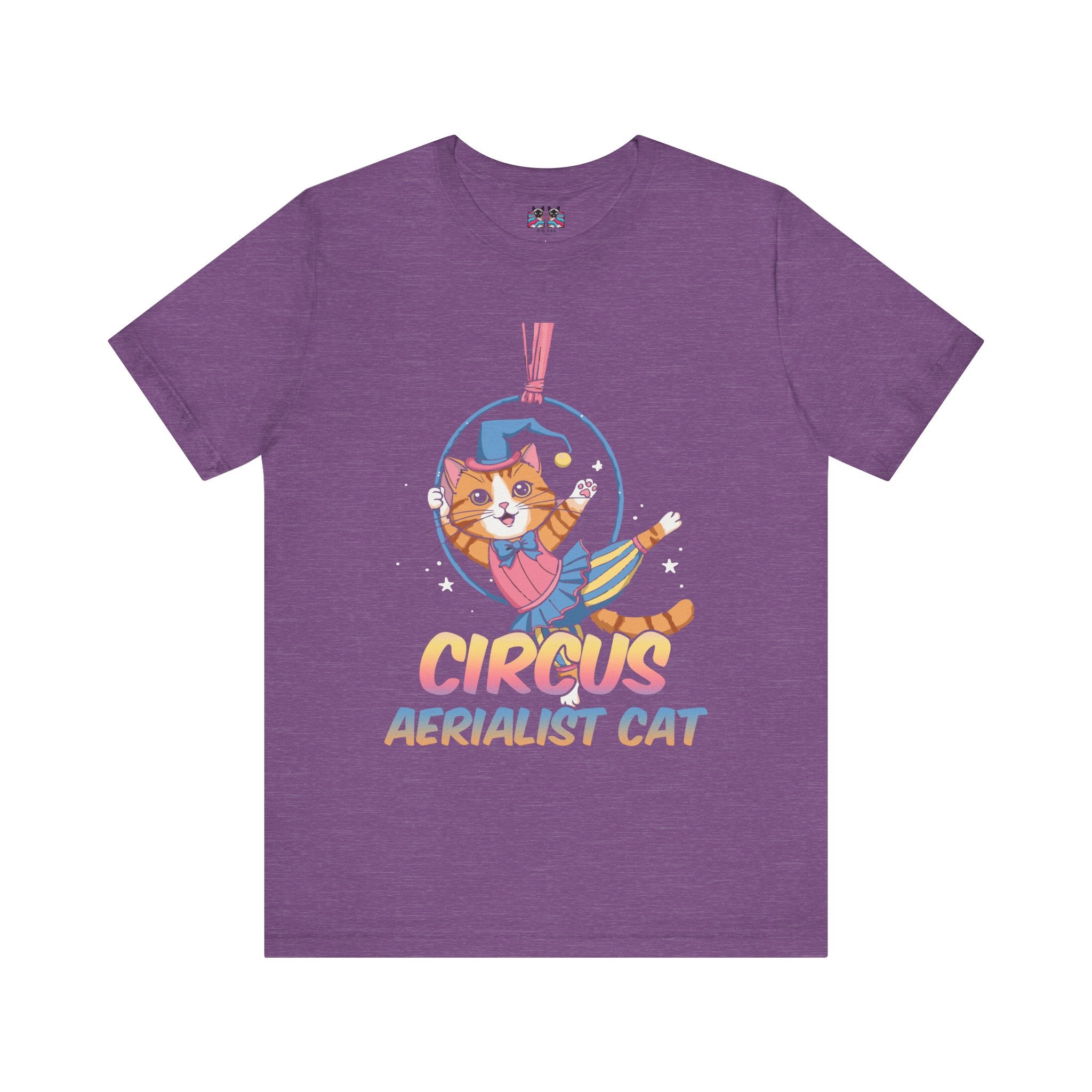 Circus Aerialist Cat - Cute and Funny Performer T-Shirt