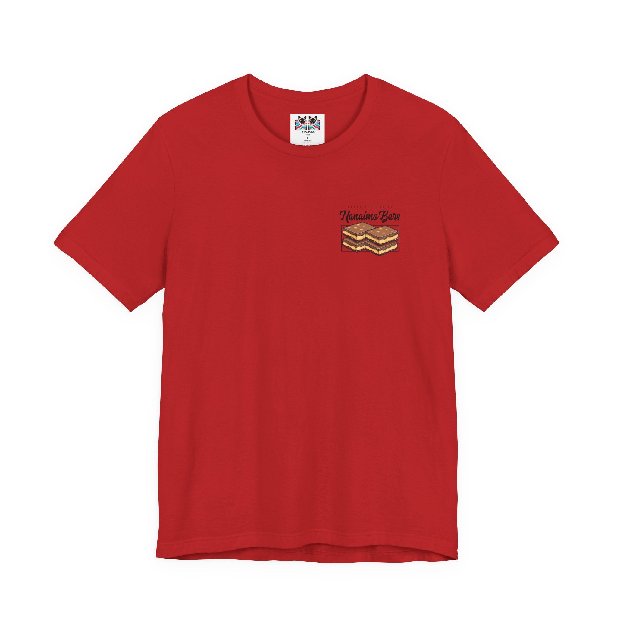 Classic Canadian Nanaimo Bars T-Shirt – Featuring Iconic Dessert & Ingredient Graphic
