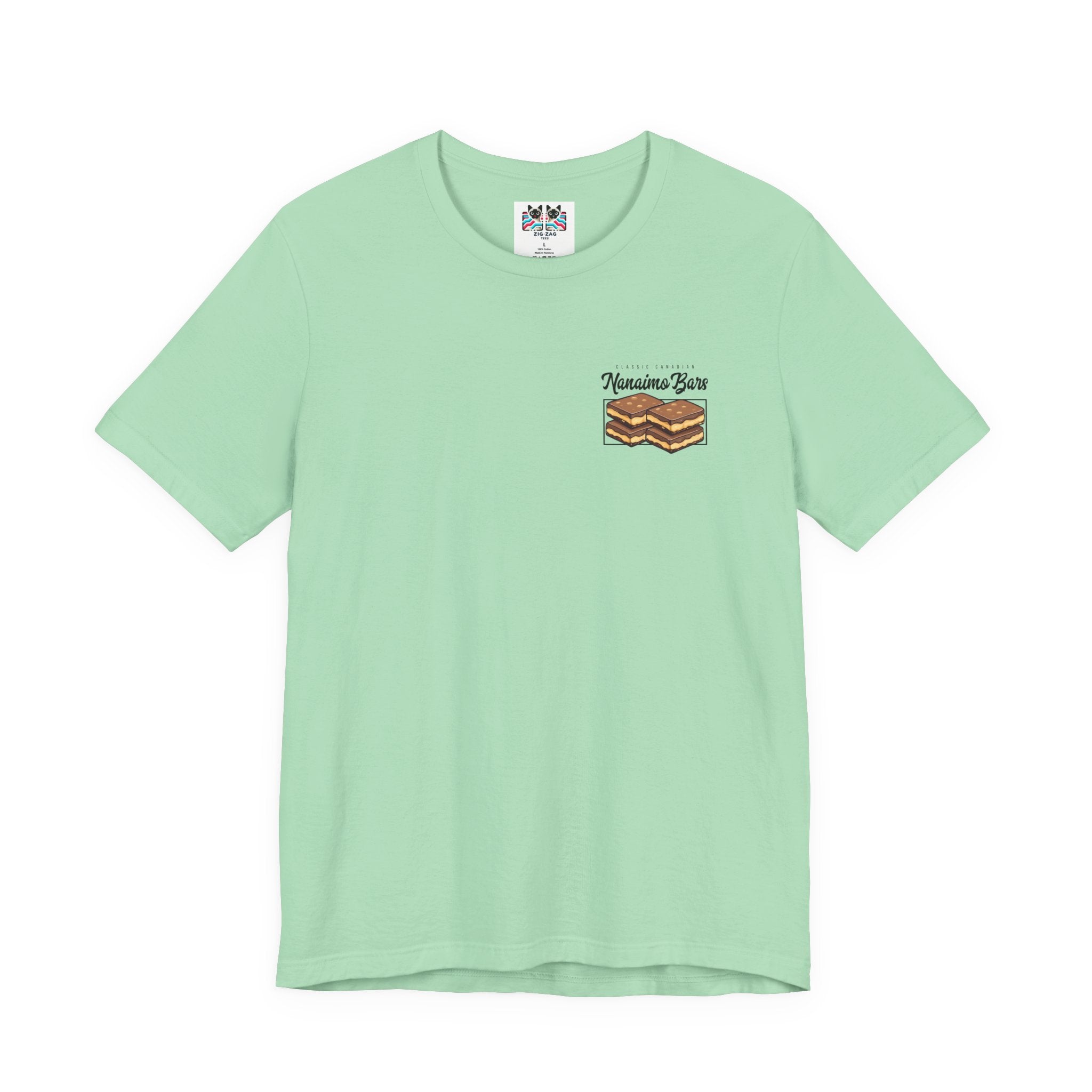 Classic Canadian Nanaimo Bars T-Shirt – Featuring Iconic Dessert & Ingredient Graphic