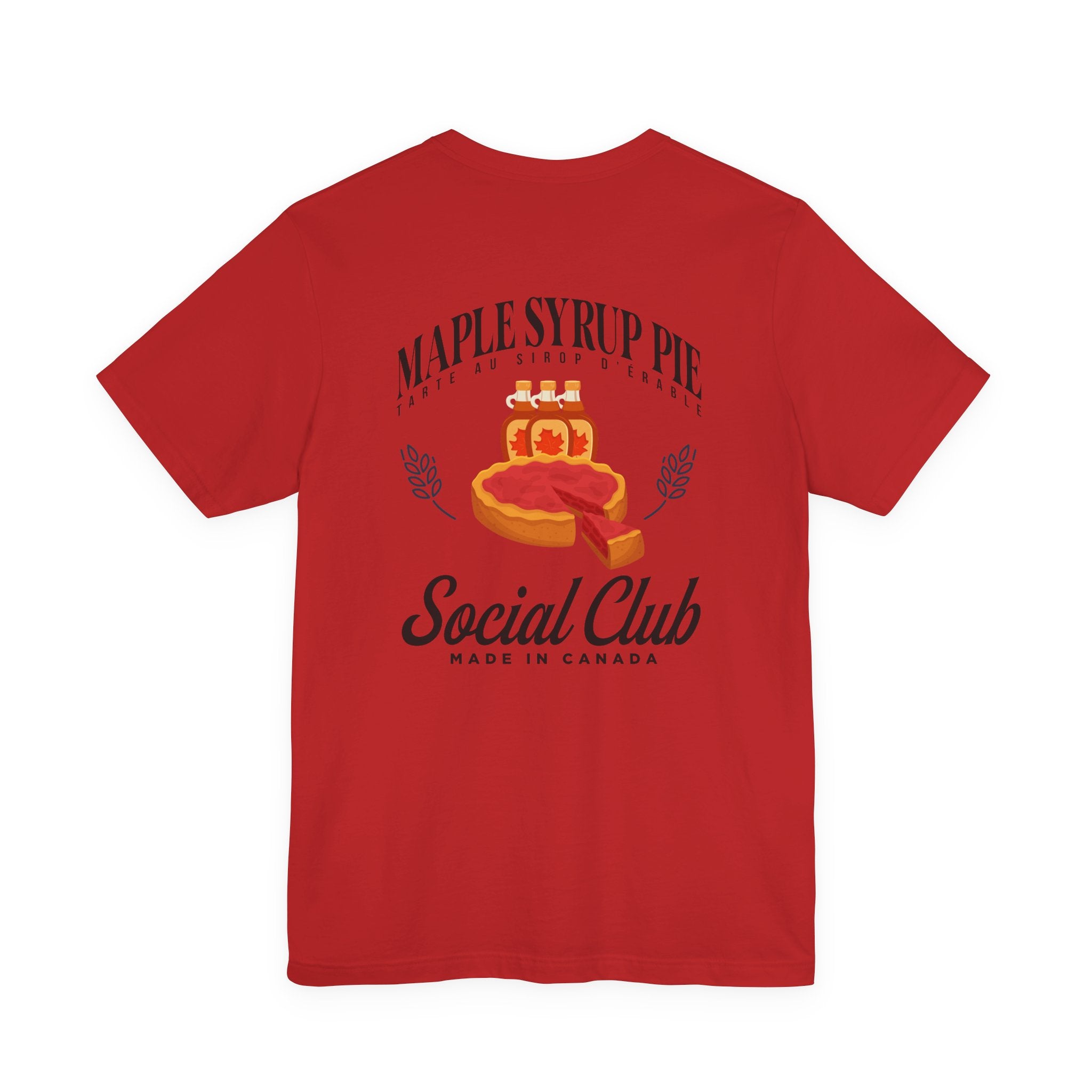 Maple Syrup Pie T-Shirt – Featuring Classic Canadian Dessert Graphic