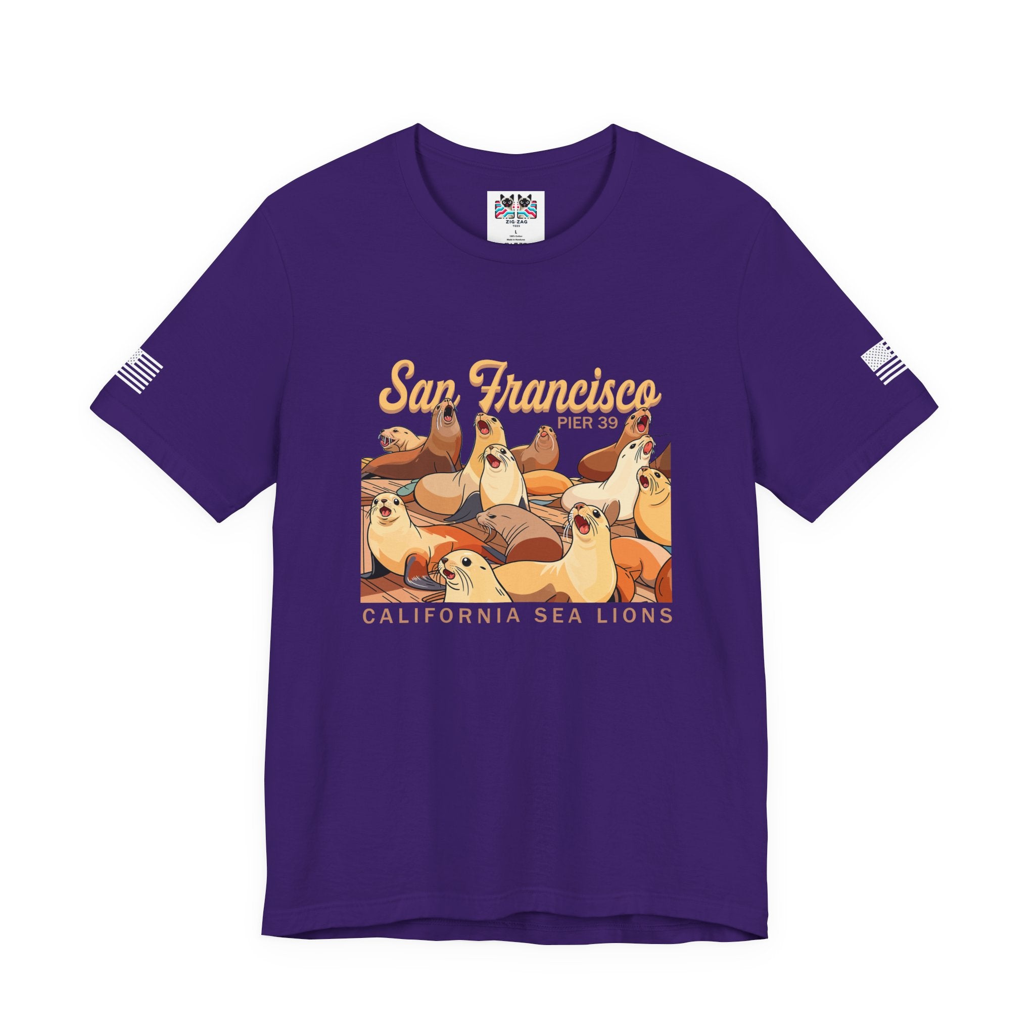 San Francisco Pier 39 California Sea Lions T-Shirt – SF Souvenir Graphic Tee