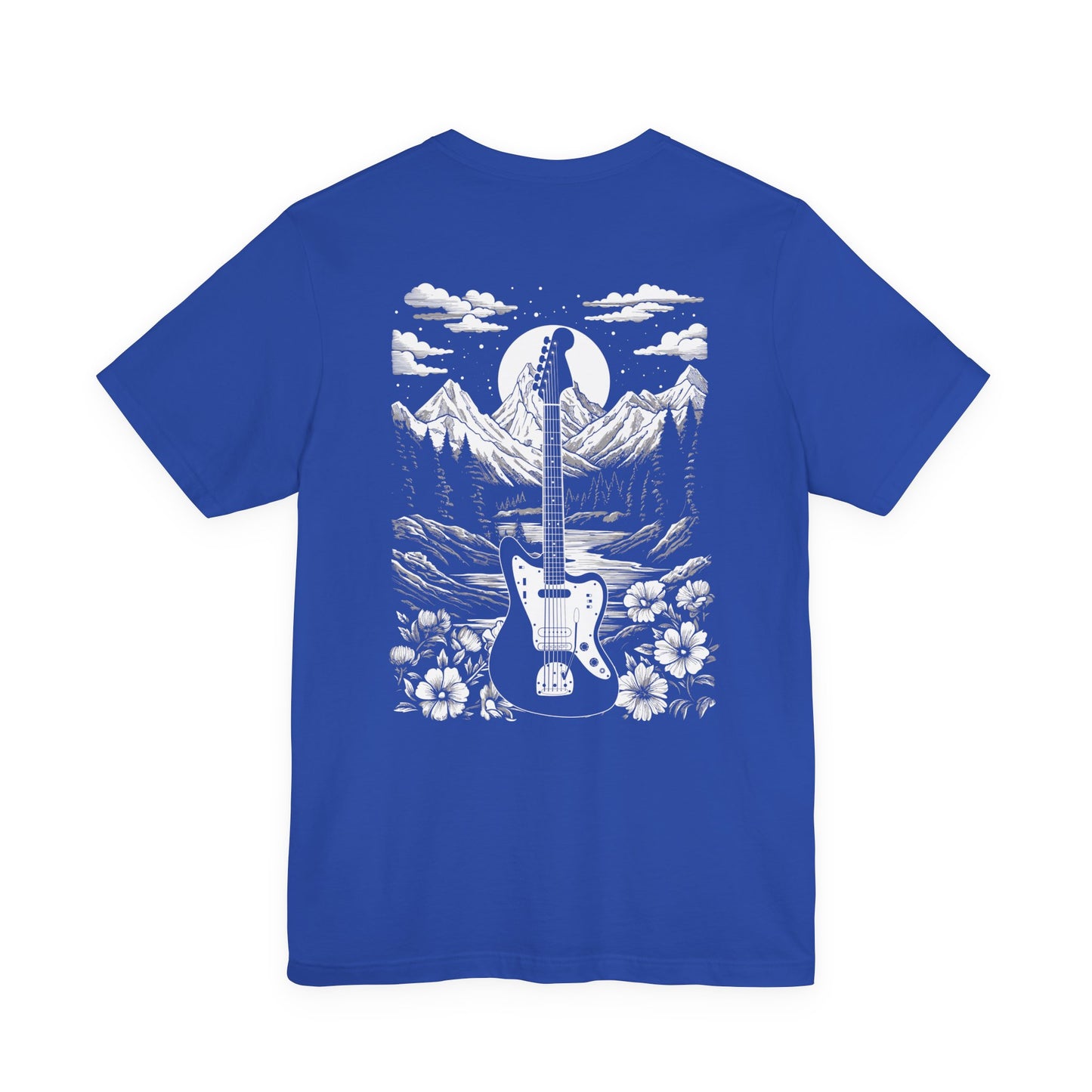 Unplugged With Nature Guitar Landscape T-Shirt